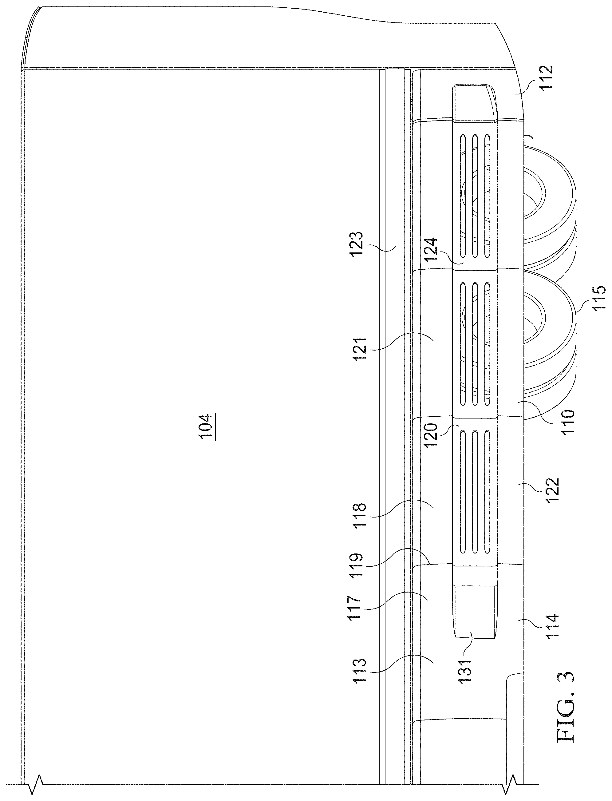 Patent US11772718 Figure 3 – Aerodynamic trucking systems