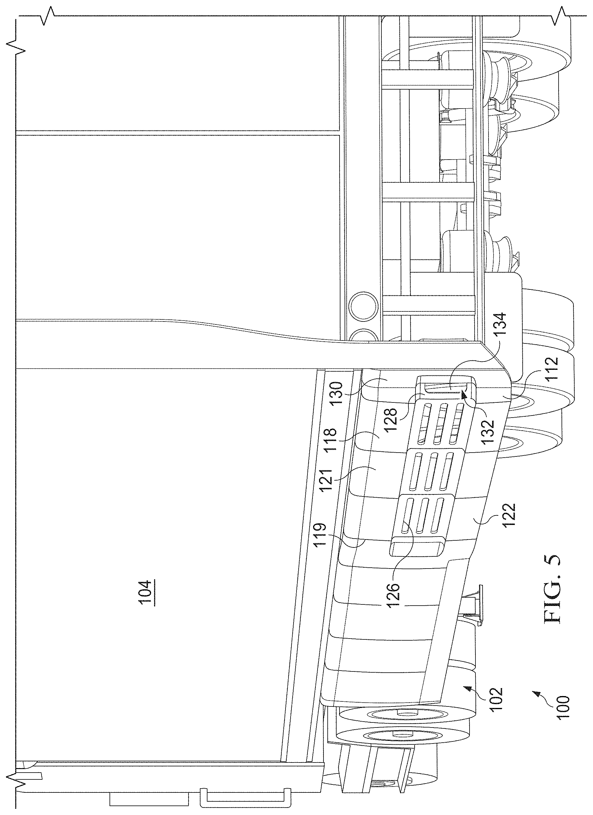 Patent US11772718 Figure 5 – Aerodynamic trucking systems