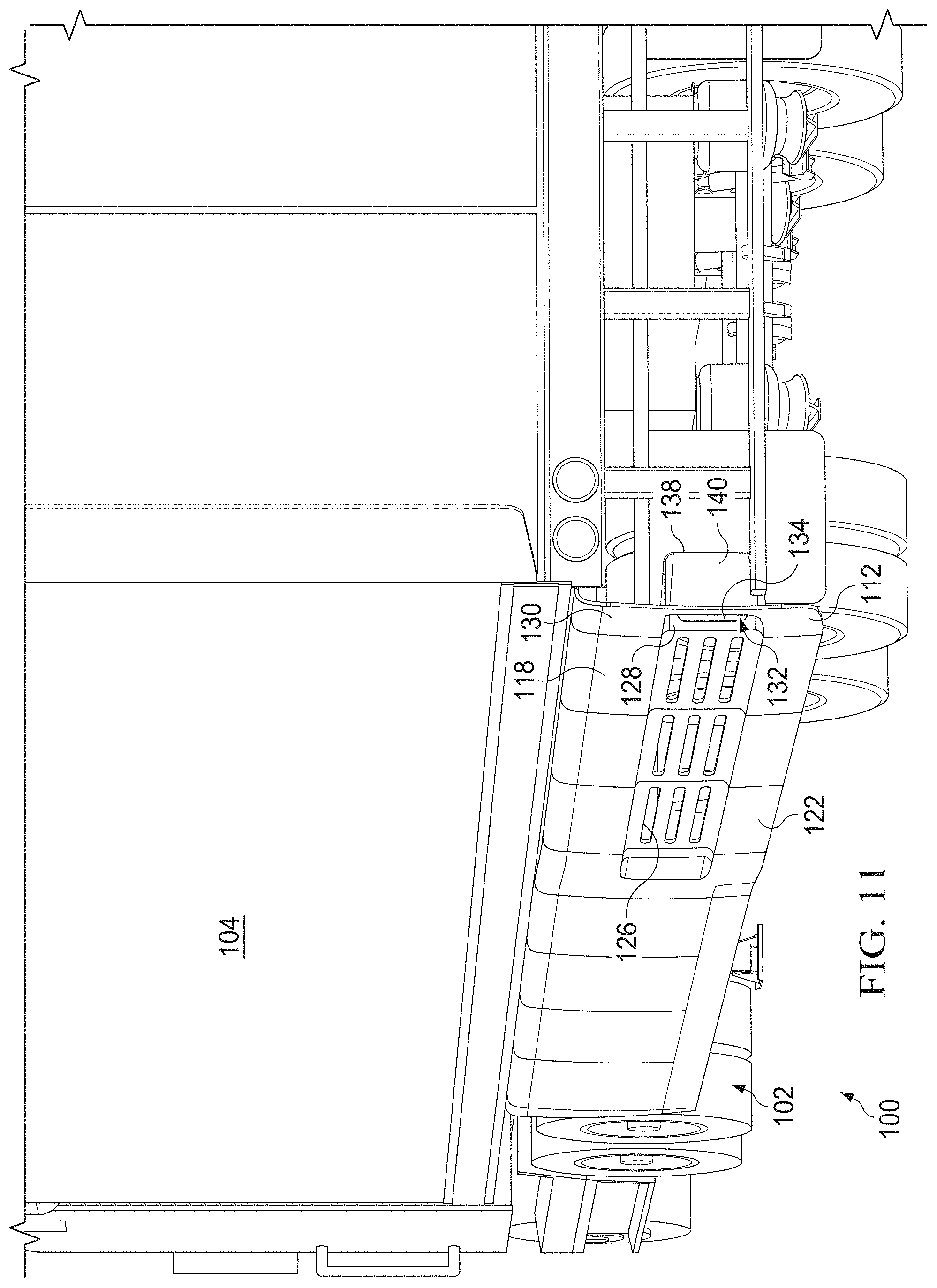 Patent US11772718 Figure 11 – Aerodynamic trucking systems