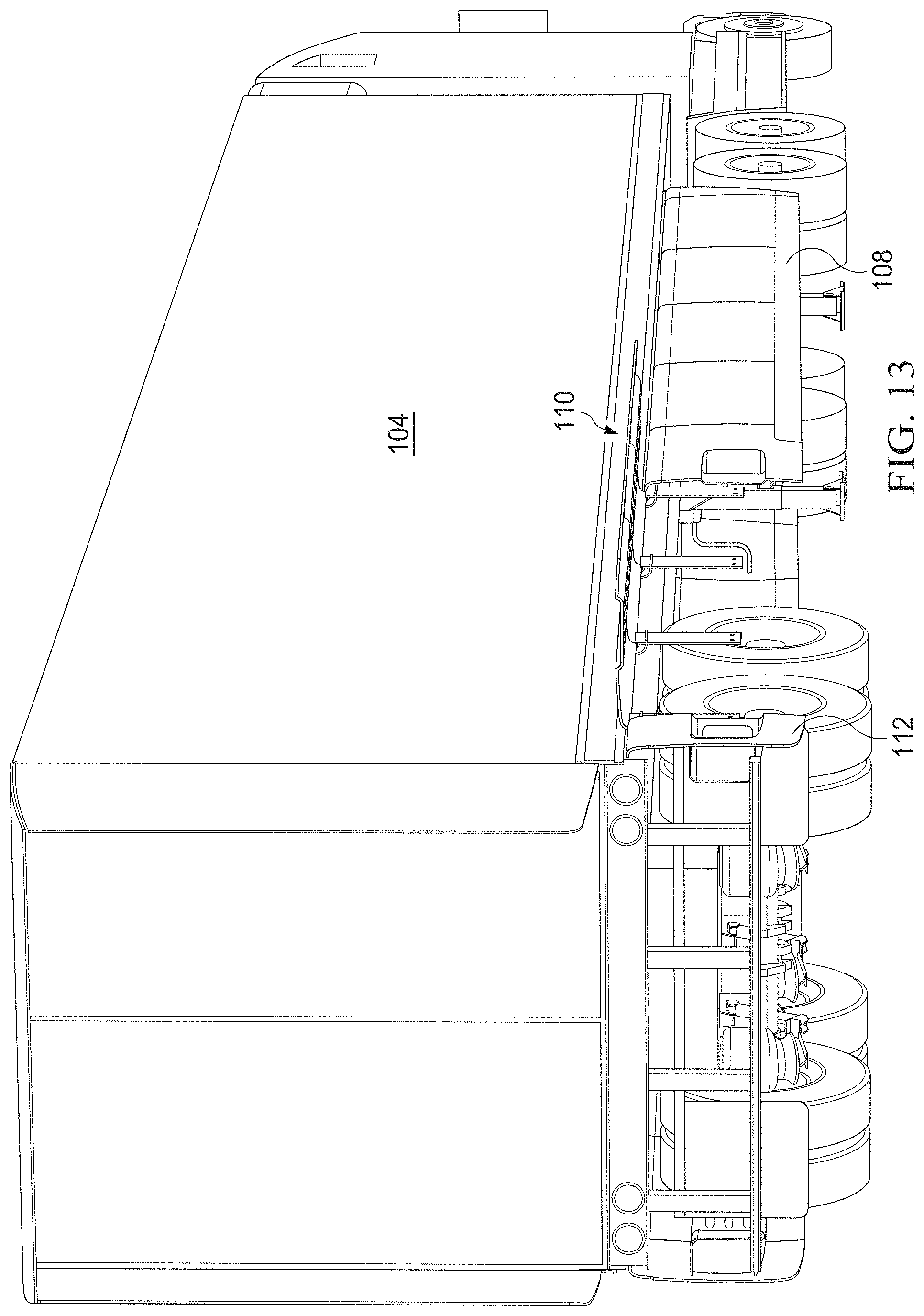 Patent US11772718 Figure 13 – Aerodynamic trucking systems