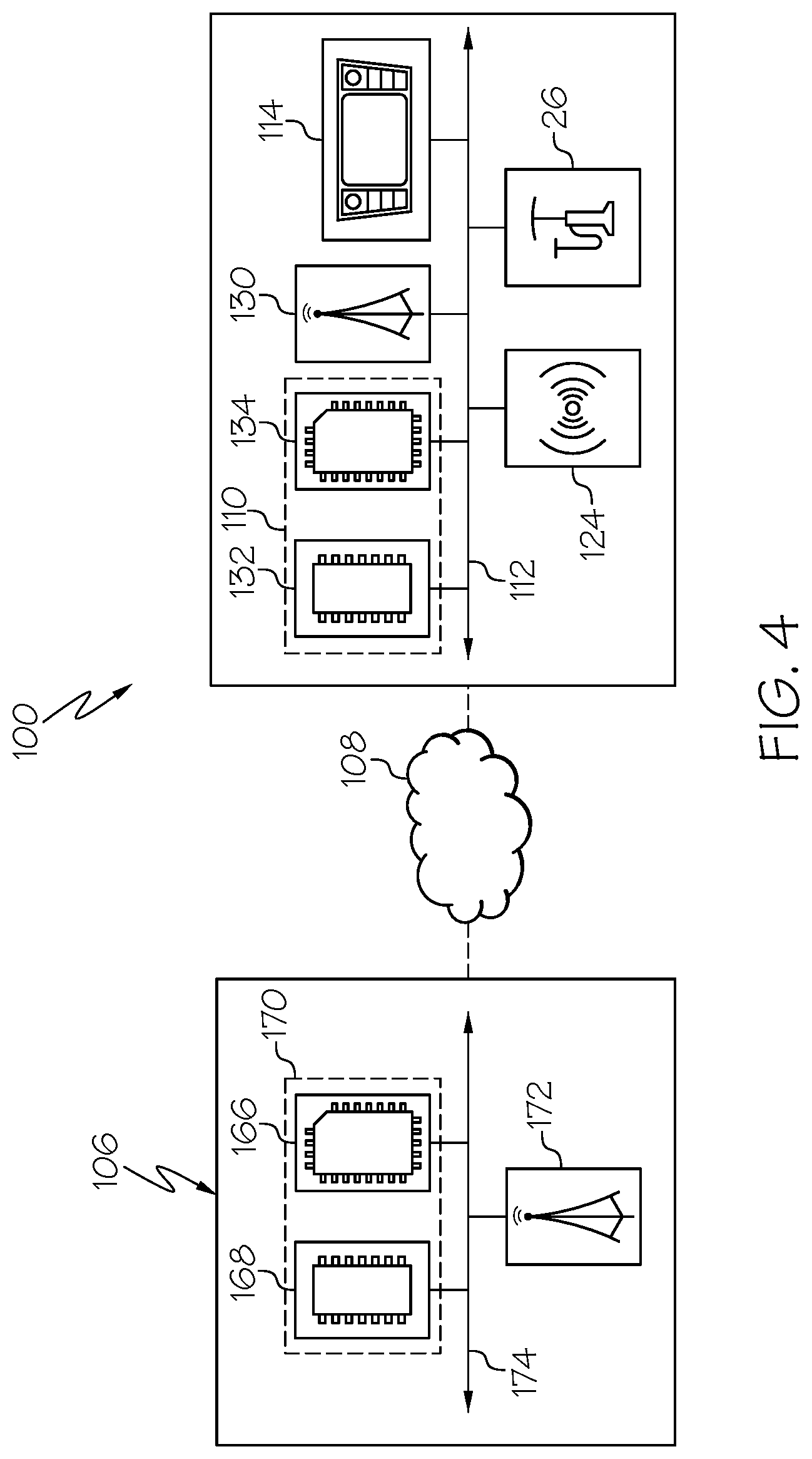 Patent US11772720 Figure 4 – Vehicle active aerodynamic device with service support logic and mechanism