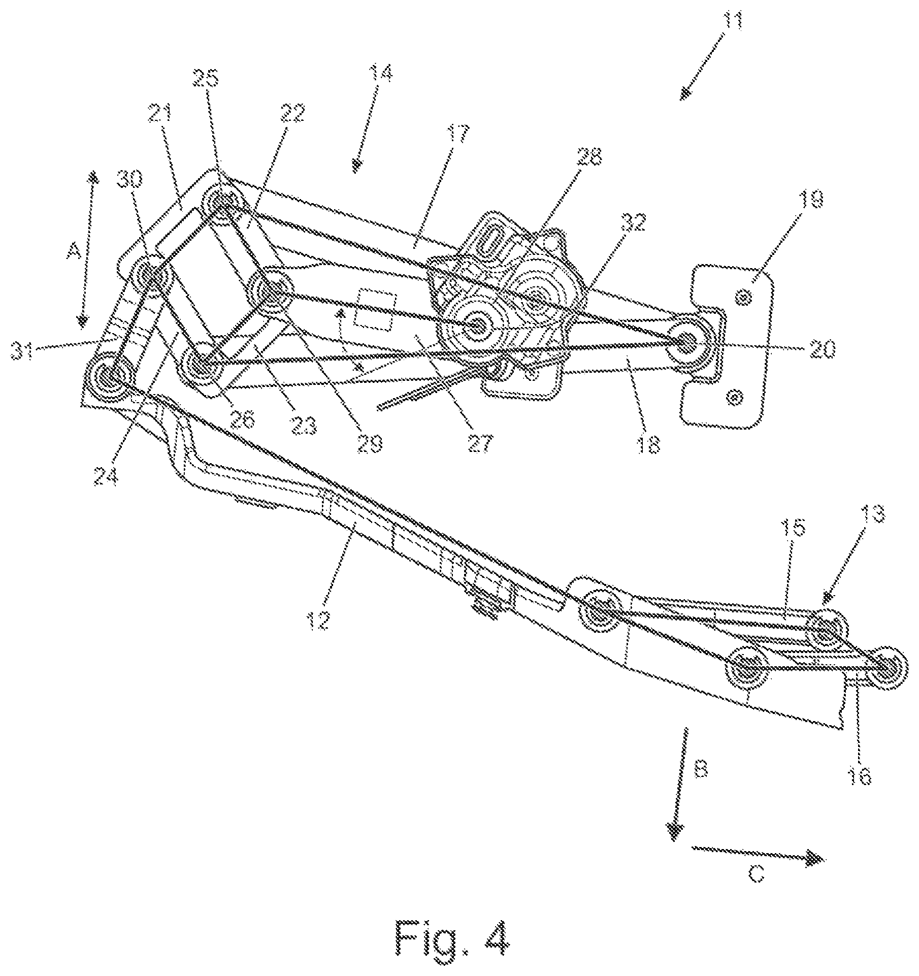 Patent US11772722 Figure 4 – Active diffuser mechanism