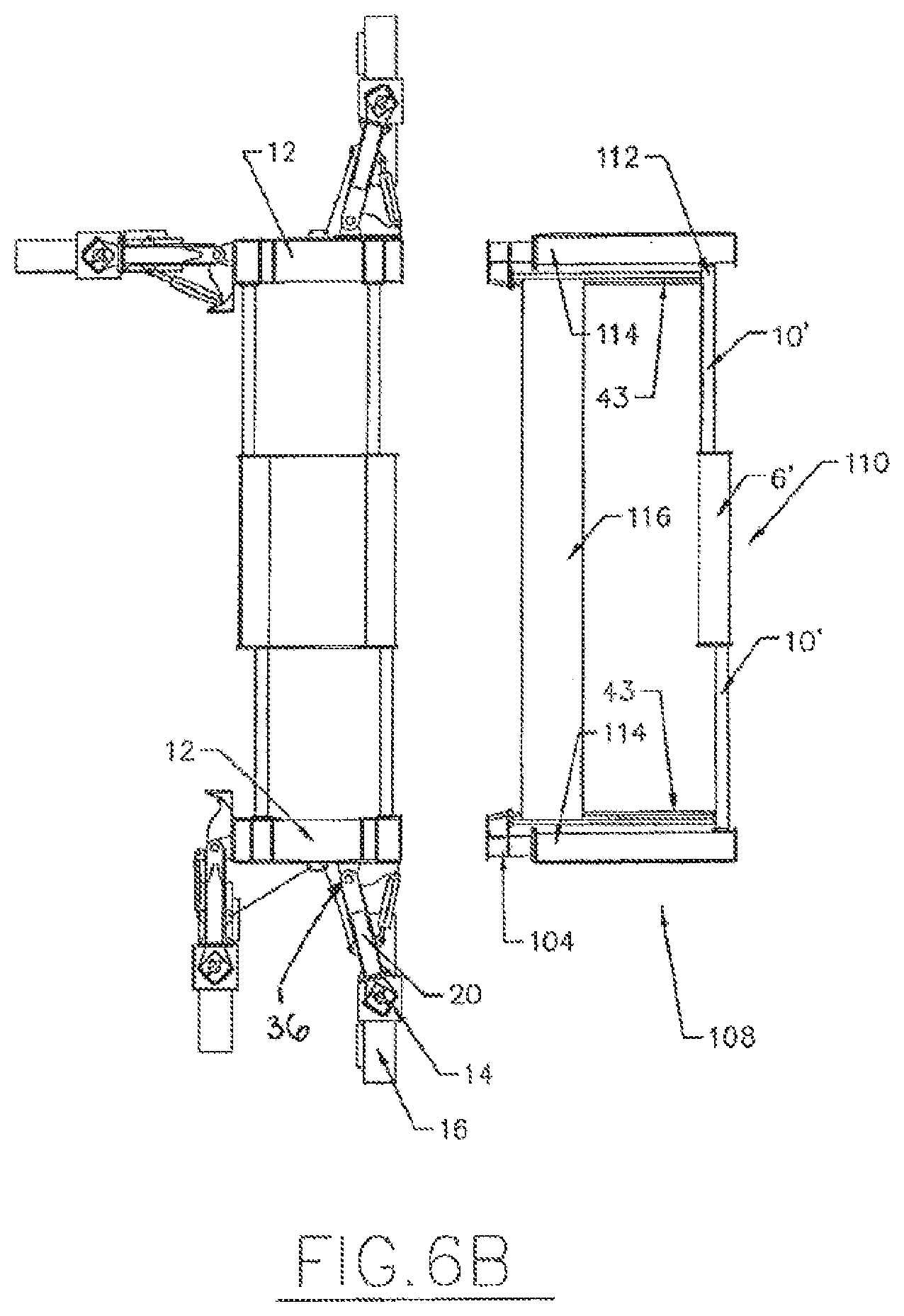 Patent US11772723 Figure 8 – Automatically adjusting swing legs for mounting and aligning and reorienting crawlers