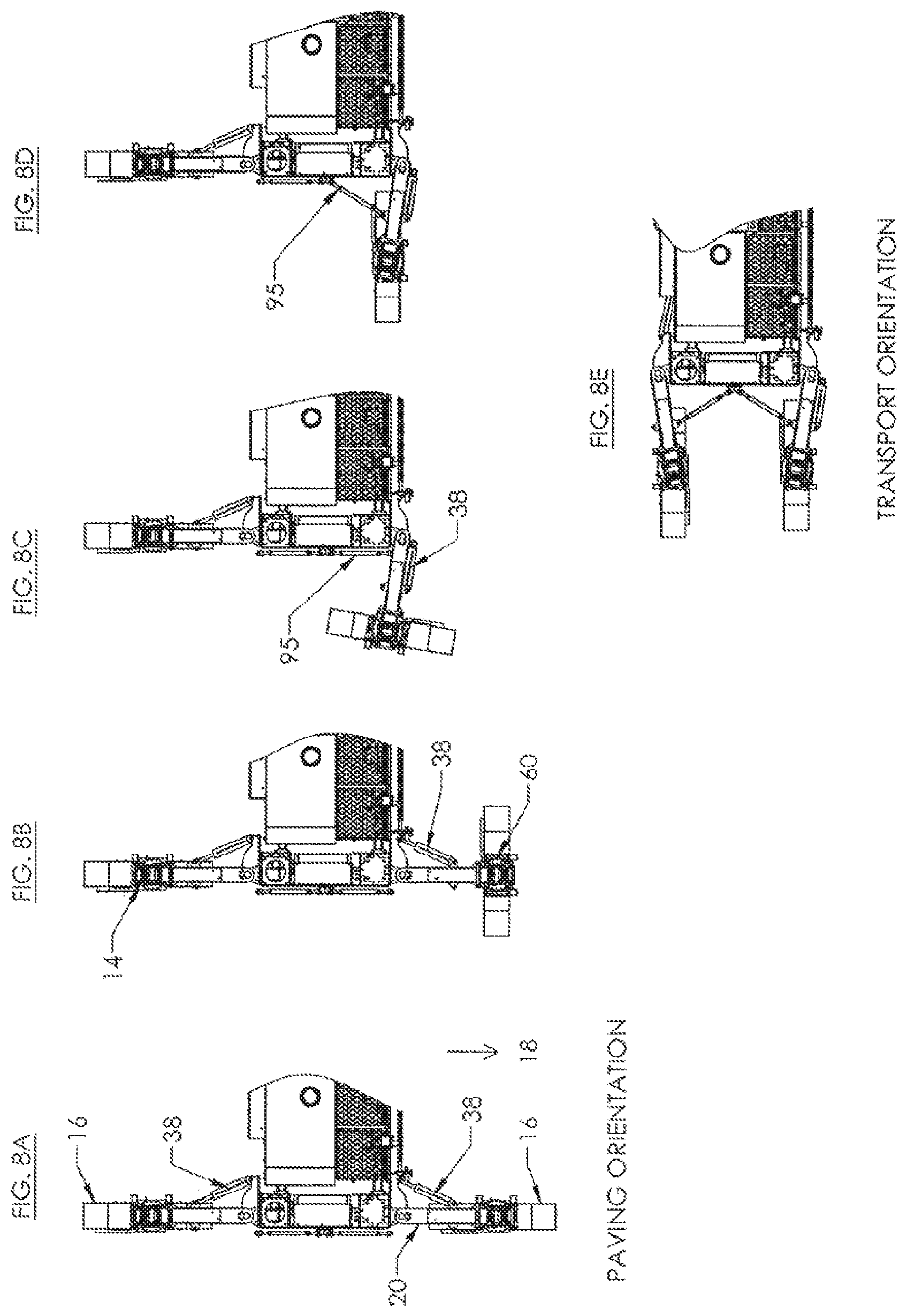 Patent US11772723 Figure 11 – Automatically adjusting swing legs for mounting and aligning and reorienting crawlers