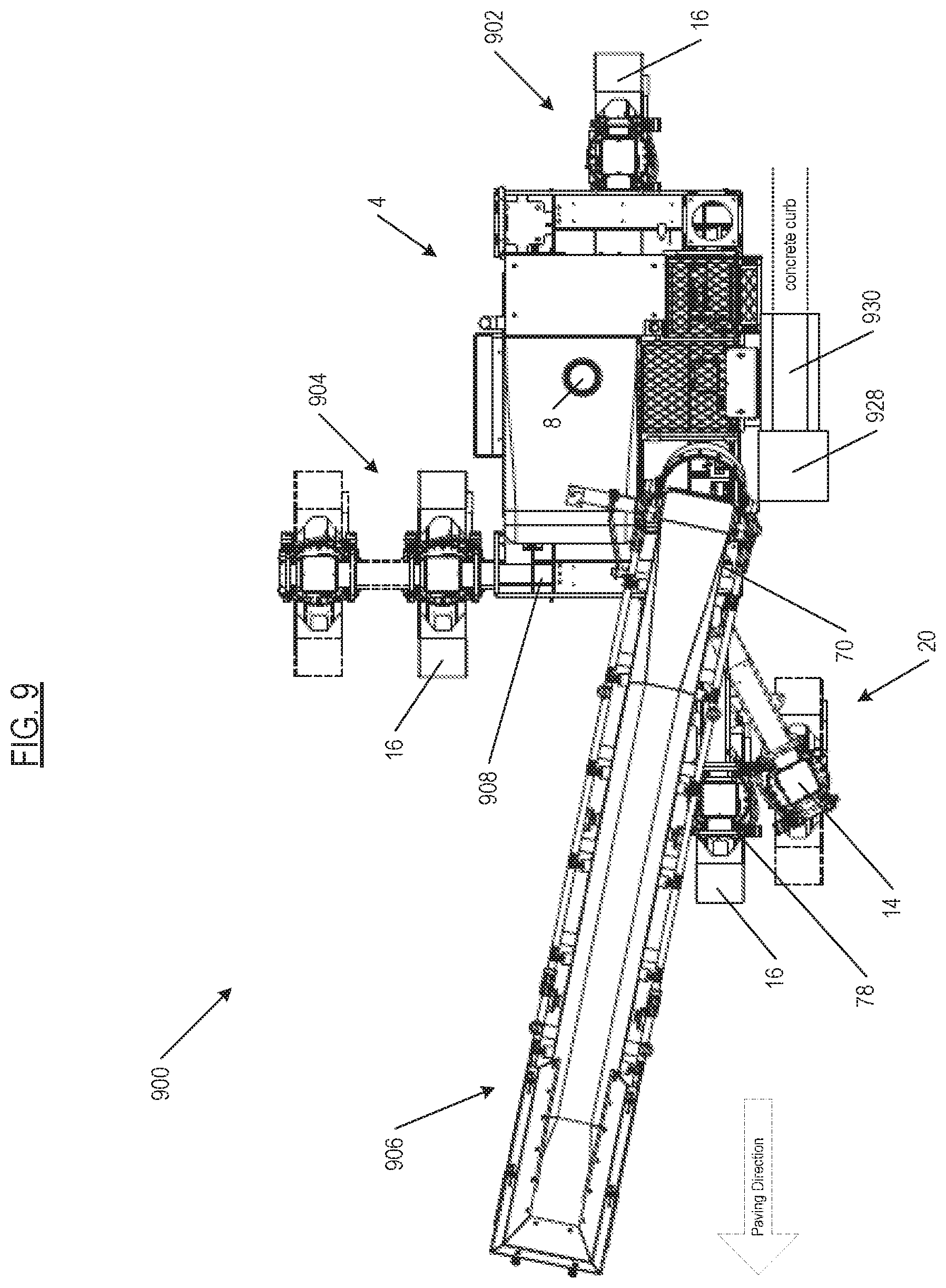 Patent US11772723 Figure 12 – Automatically adjusting swing legs for mounting and aligning and reorienting crawlers