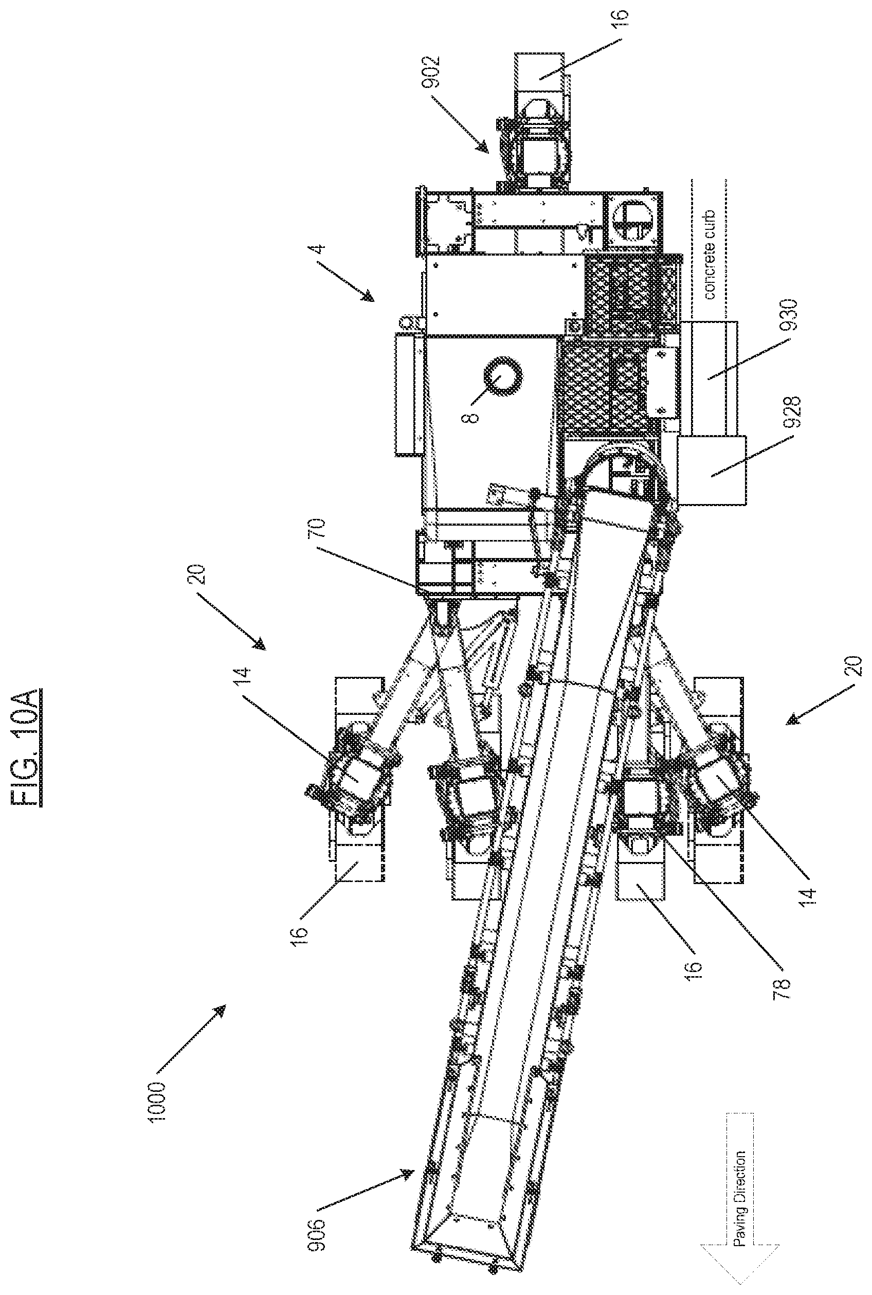 Patent US11772723 Figure 13 – Automatically adjusting swing legs for mounting and aligning and reorienting crawlers