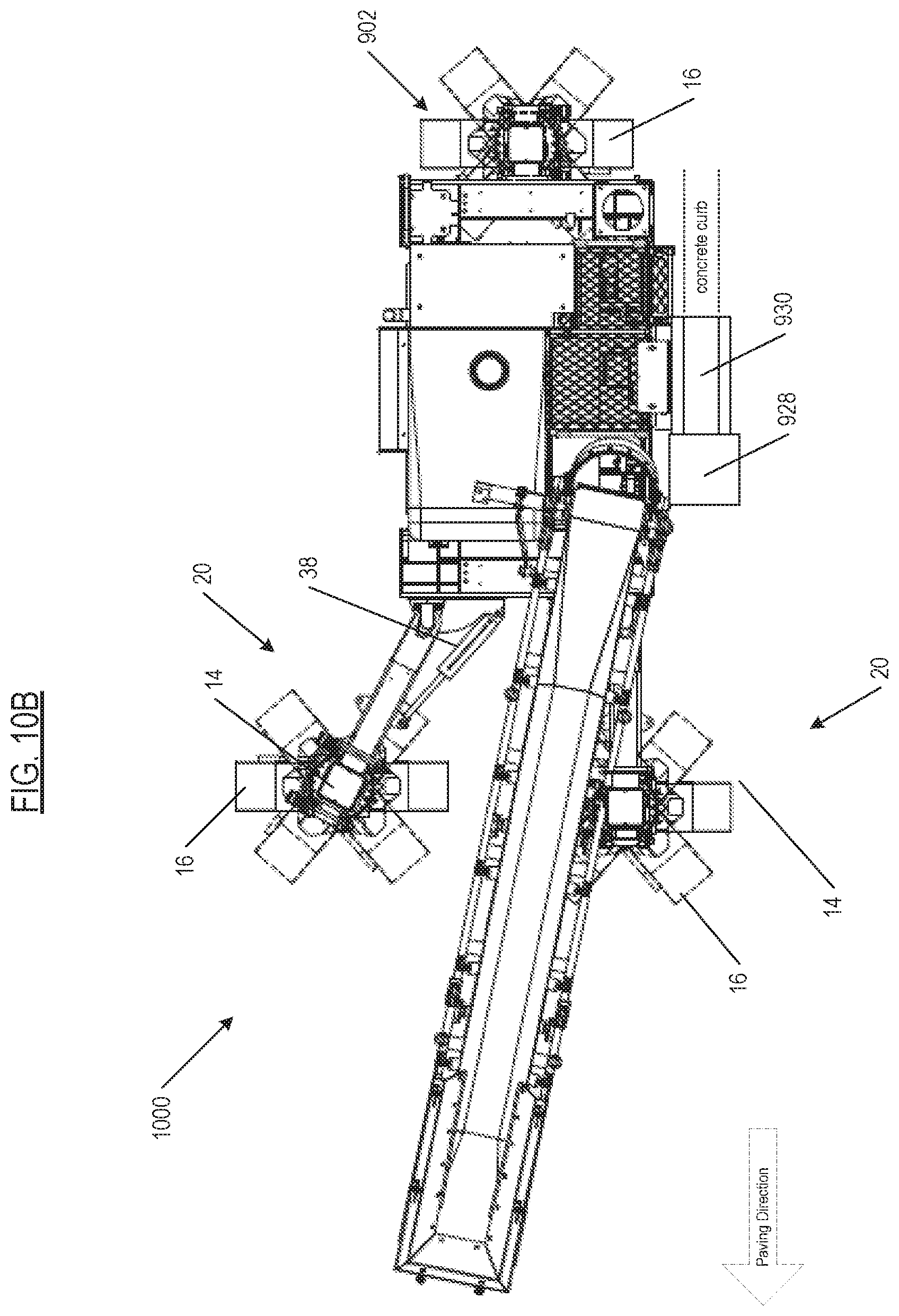 Patent US11772723 Figure 14 – Automatically adjusting swing legs for mounting and aligning and reorienting crawlers