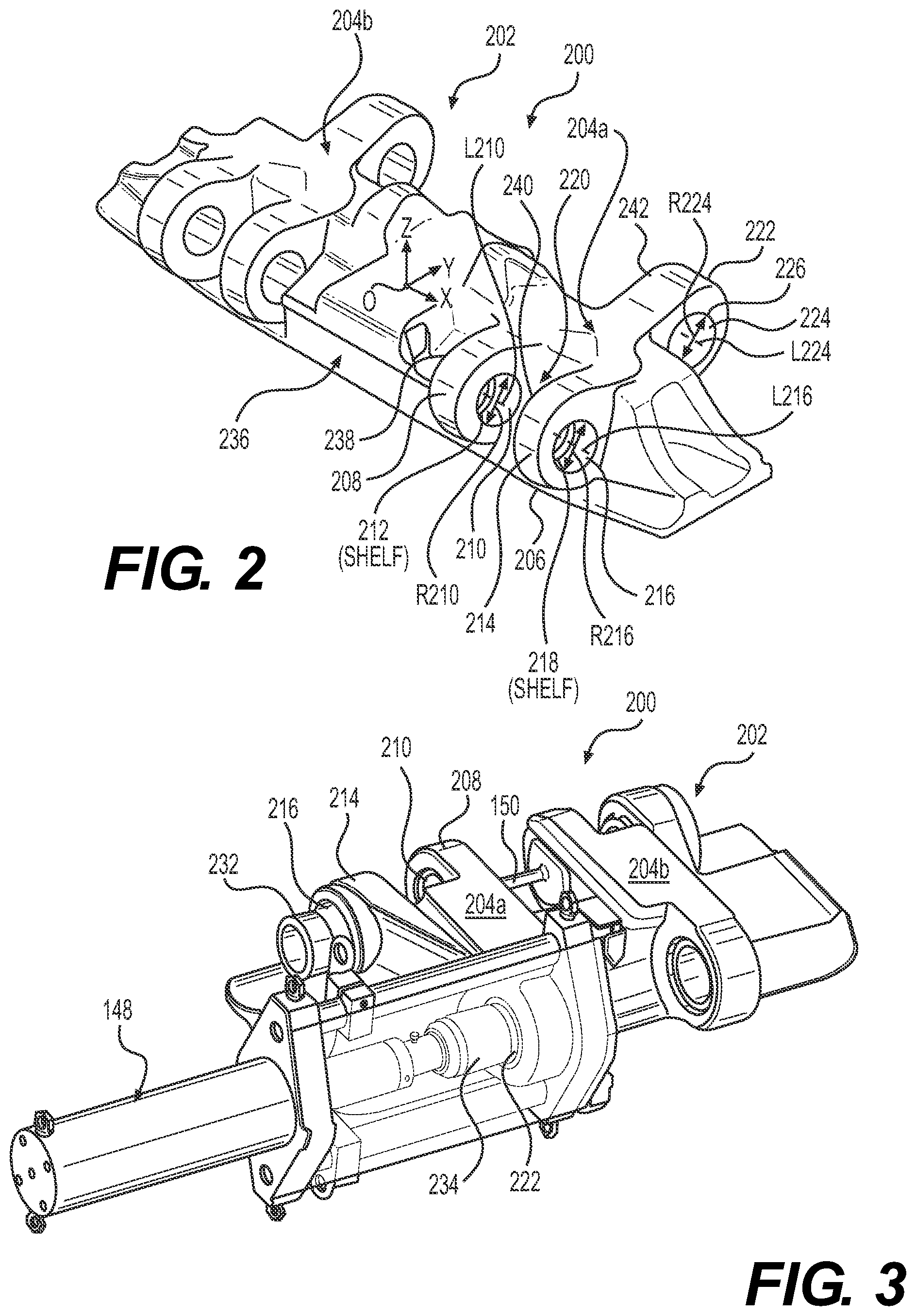 Patent US11772724 Figure 2 – Track pin and bushing retention design for a track chain