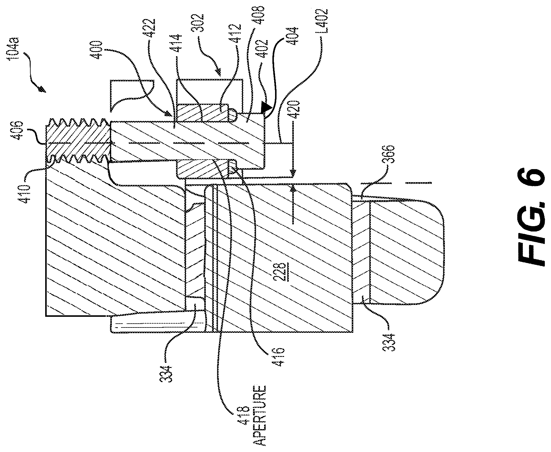 Patent US11772724 Figure 4 – Track pin and bushing retention design for a track chain