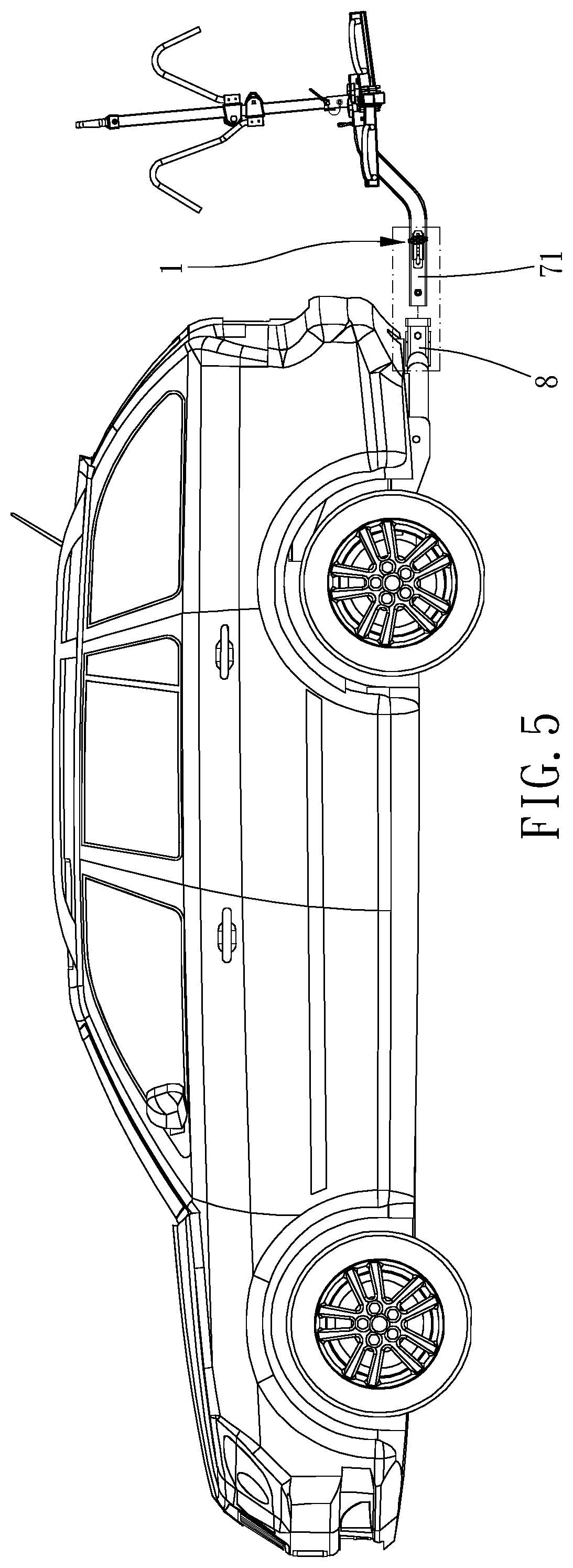 Patent US11772727 Figure 5 – Plugging position recording device
