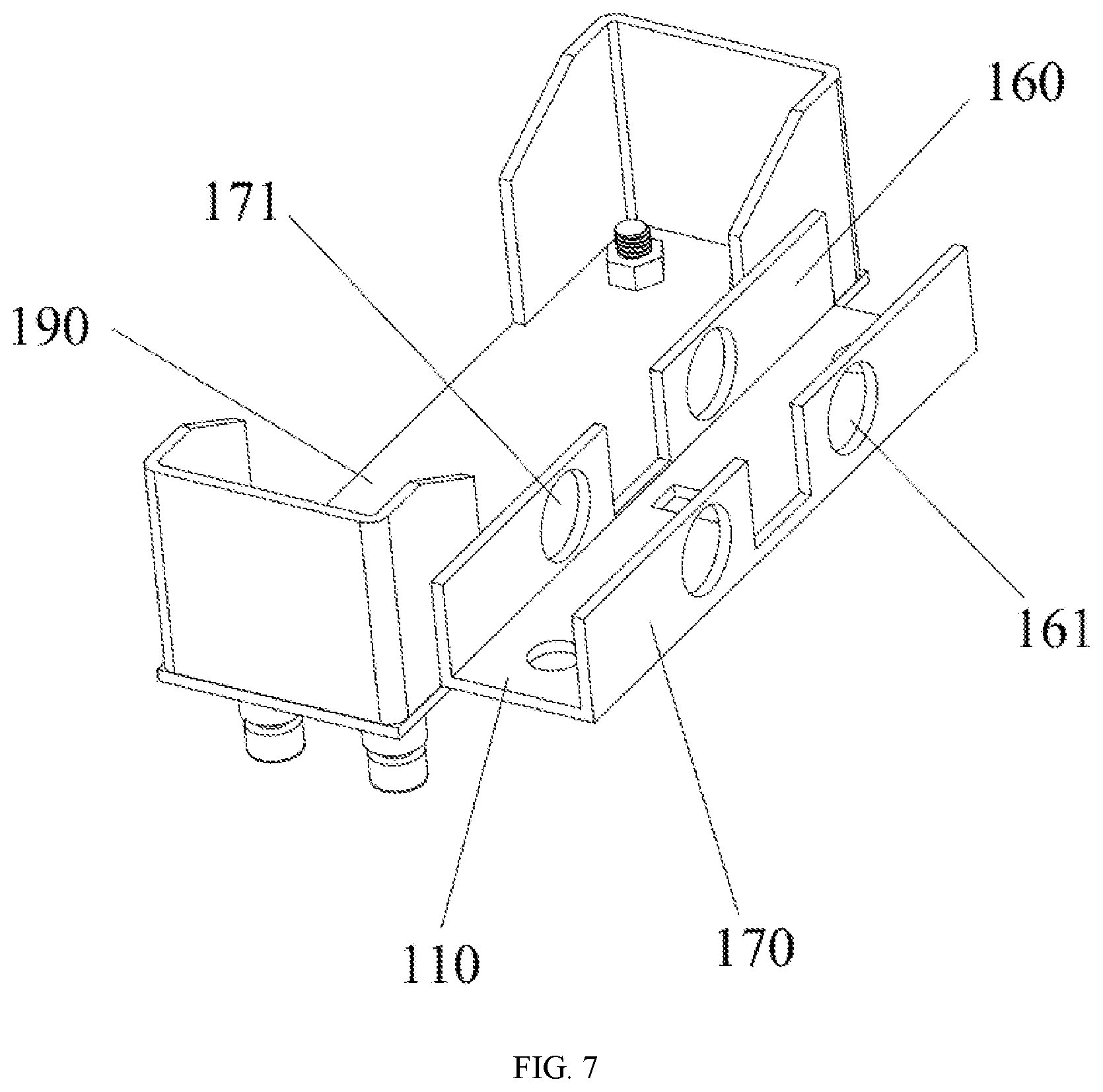 Patent US11772729 Figure 7 – Electric bicycle parking pile and parking lock structure thereof