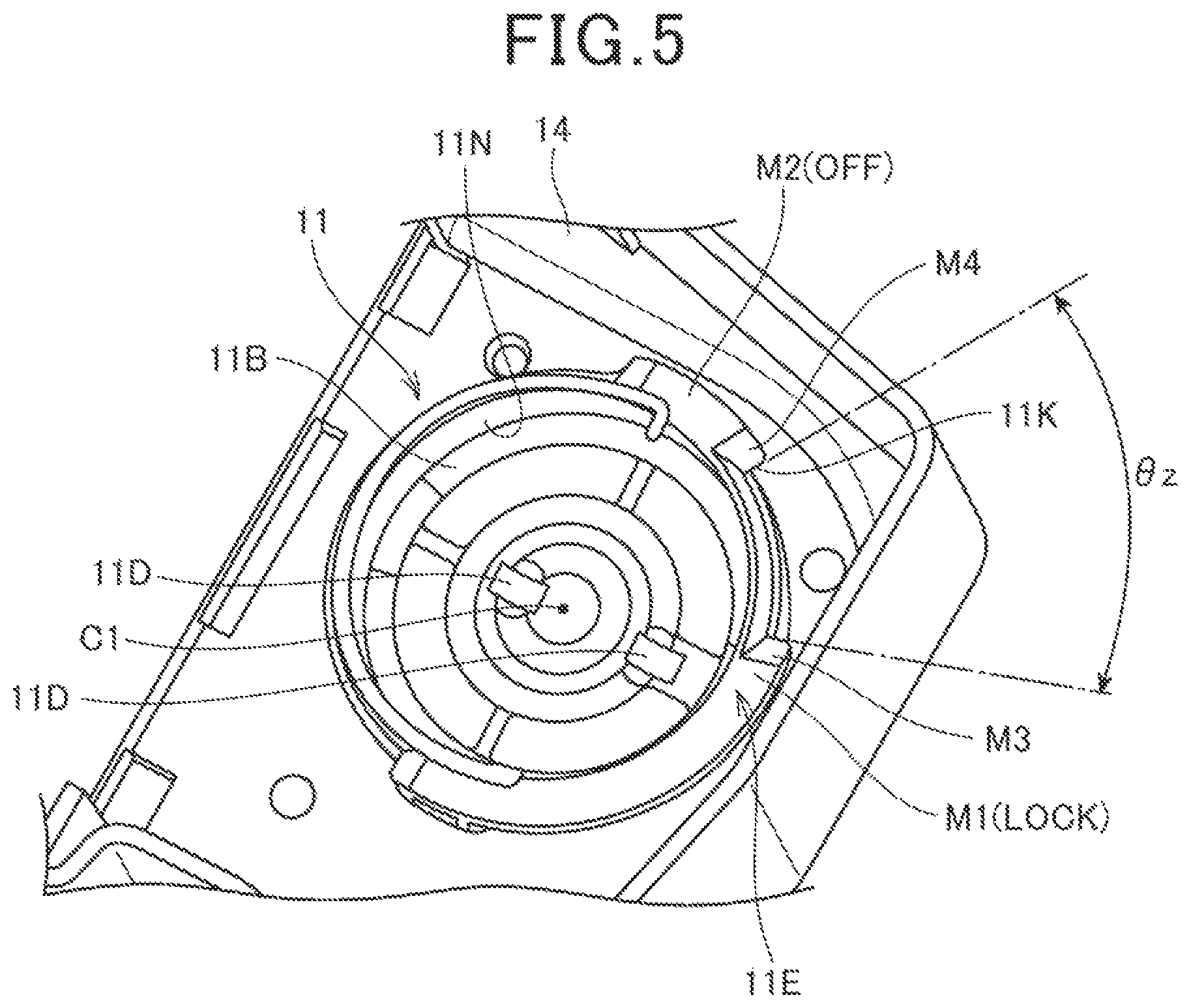 Patent US11772731 Figure 5 – Vehicle operation device