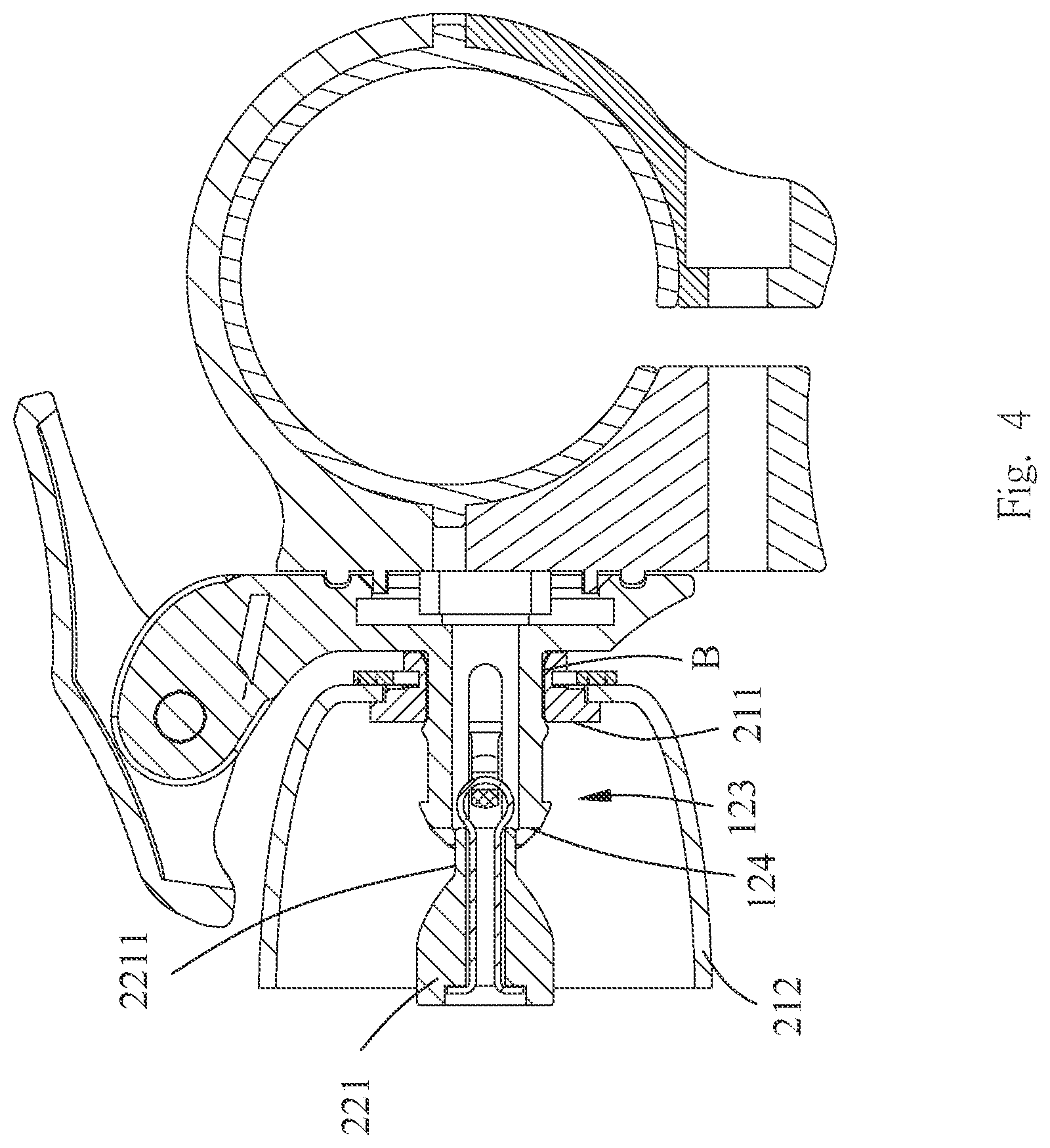 Patent US11772732 Figure 4 – Bicycle bell