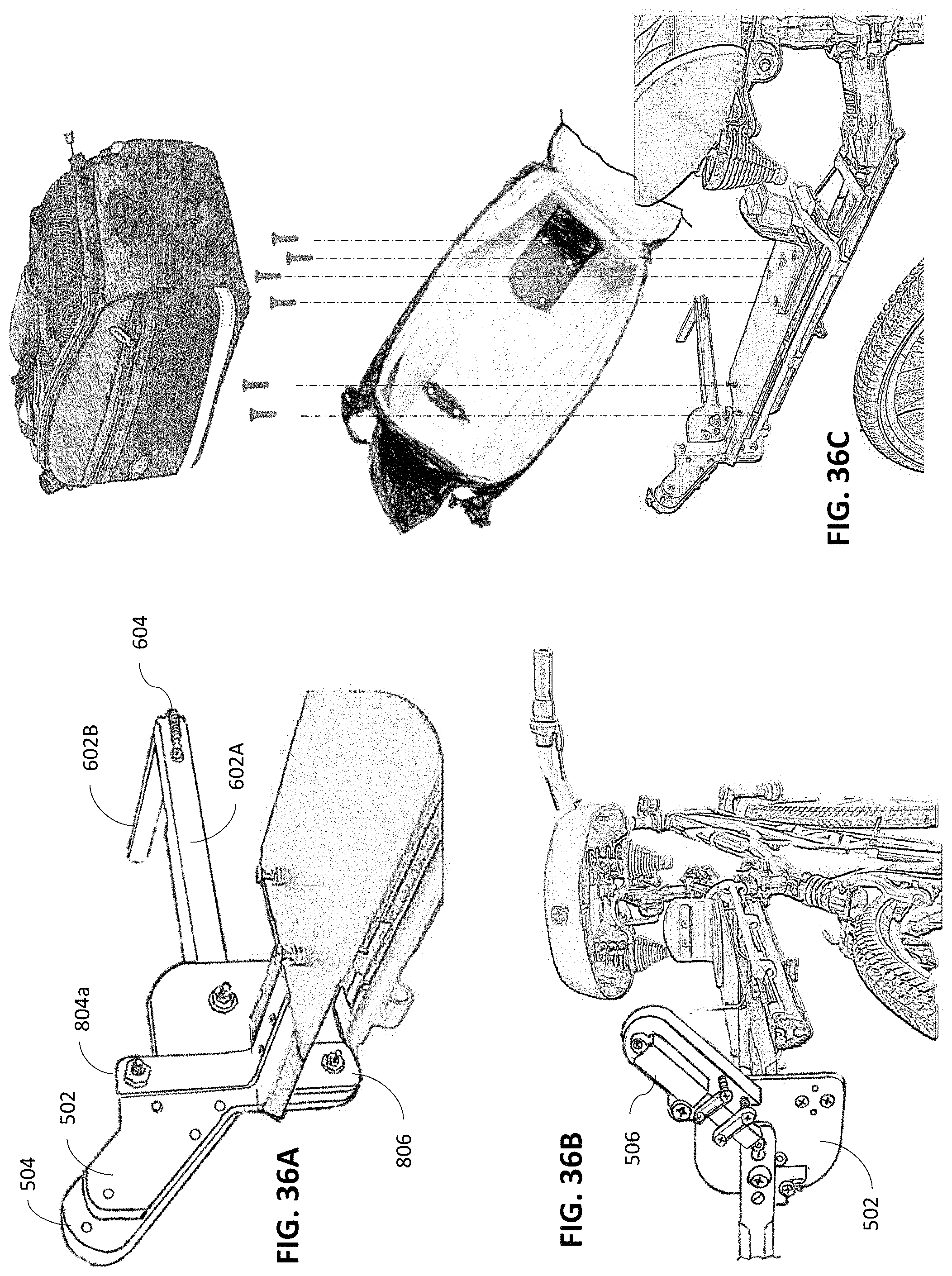 Patent US11772736 Figure 17 – Bicycle and tricycle safety distance buffer apparatus