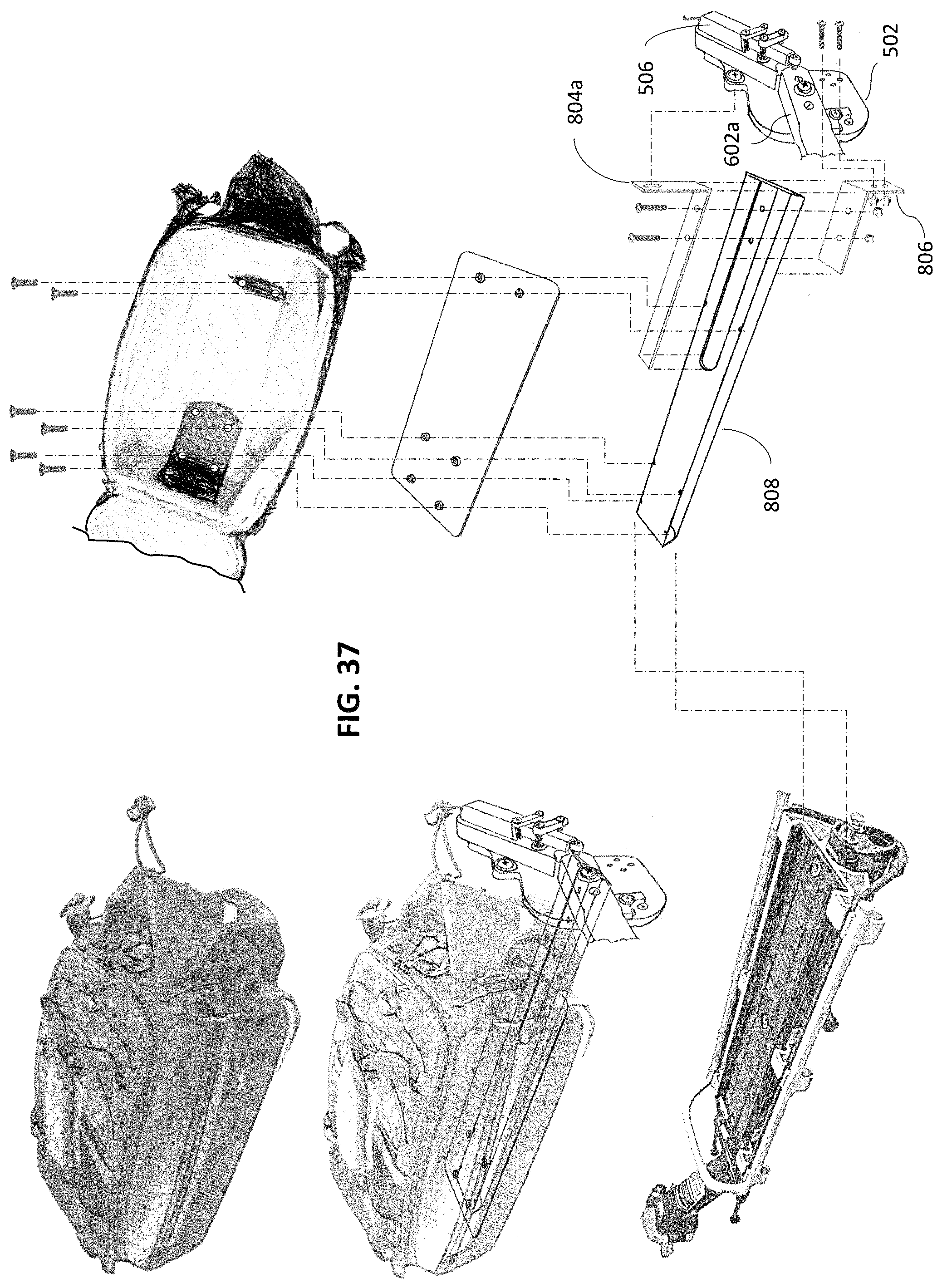 Patent US11772736 Figure 18 – Bicycle and tricycle safety distance buffer apparatus