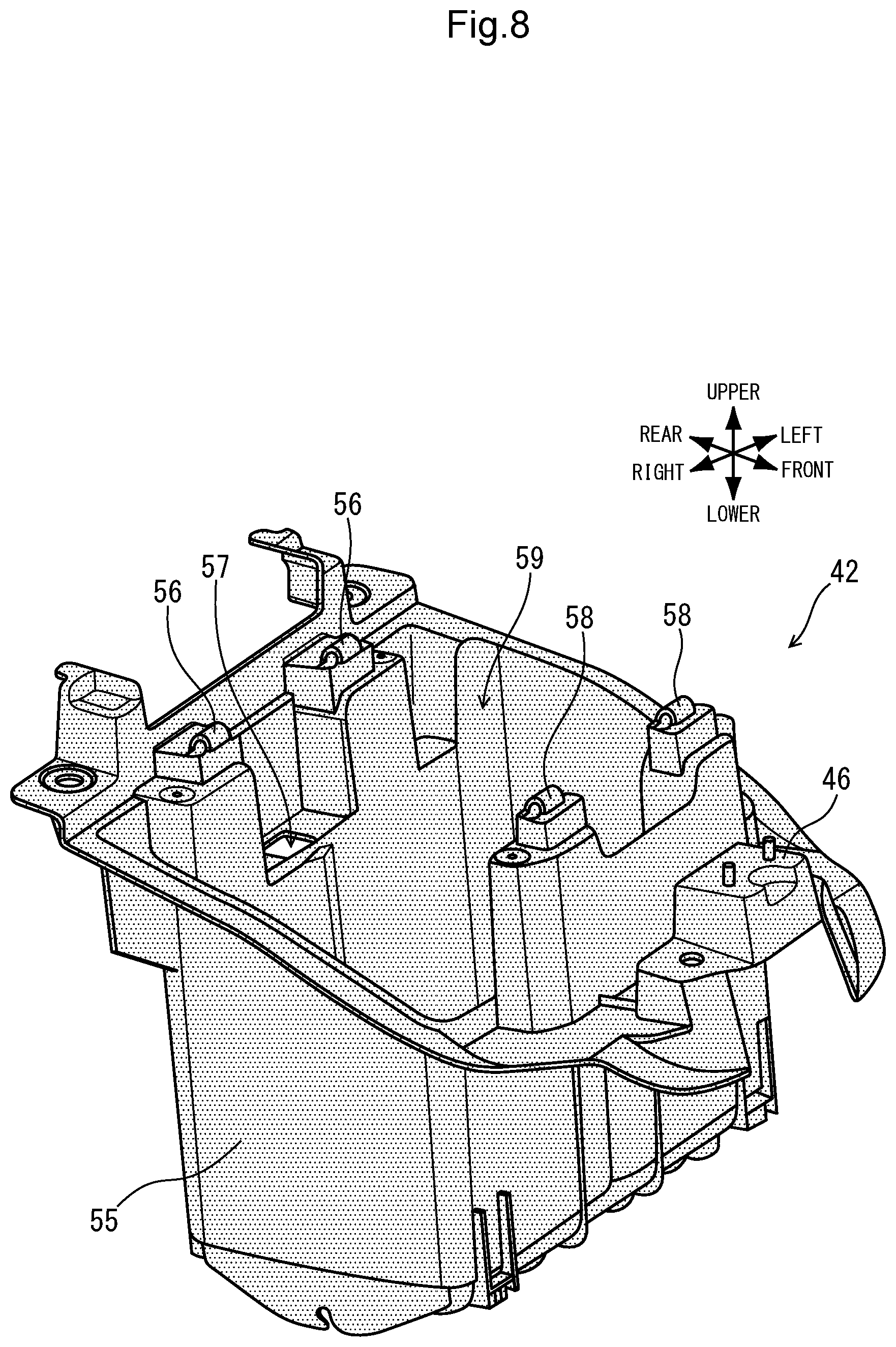 Patent US11772737 Figure 8 – Battery attaching/detaching structure for saddle-type vehicle