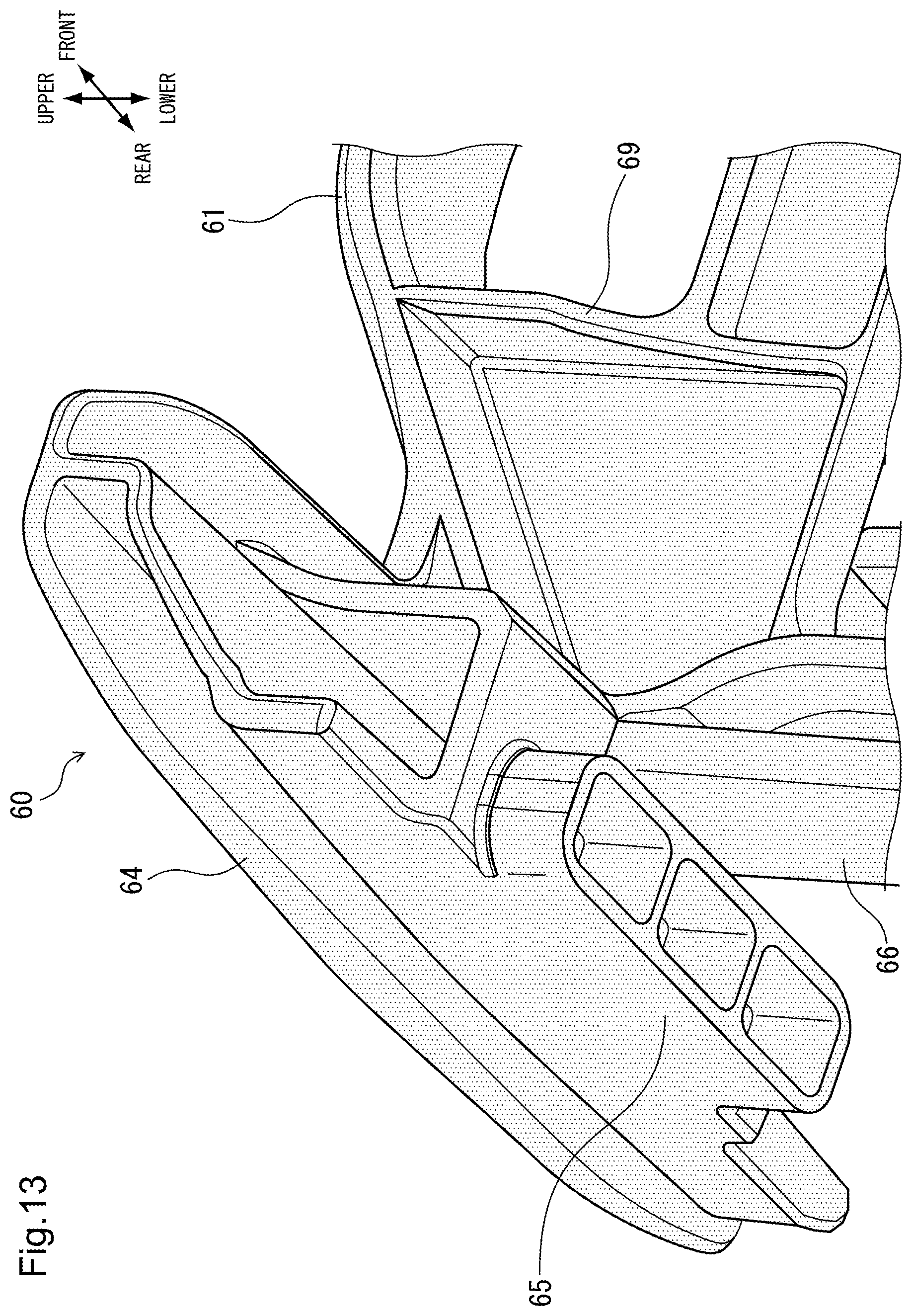 Patent US11772737 Figure 13 – Battery attaching/detaching structure for saddle-type vehicle