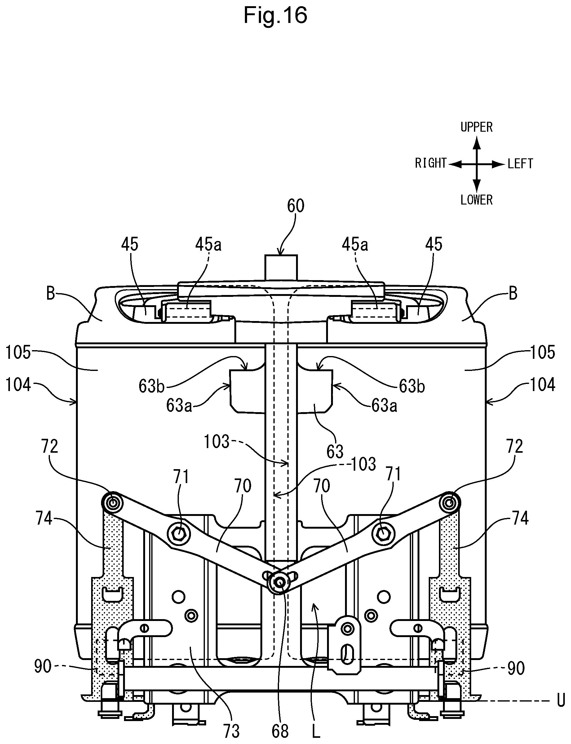 Patent US11772737 Figure 16 – Battery attaching/detaching structure for saddle-type vehicle