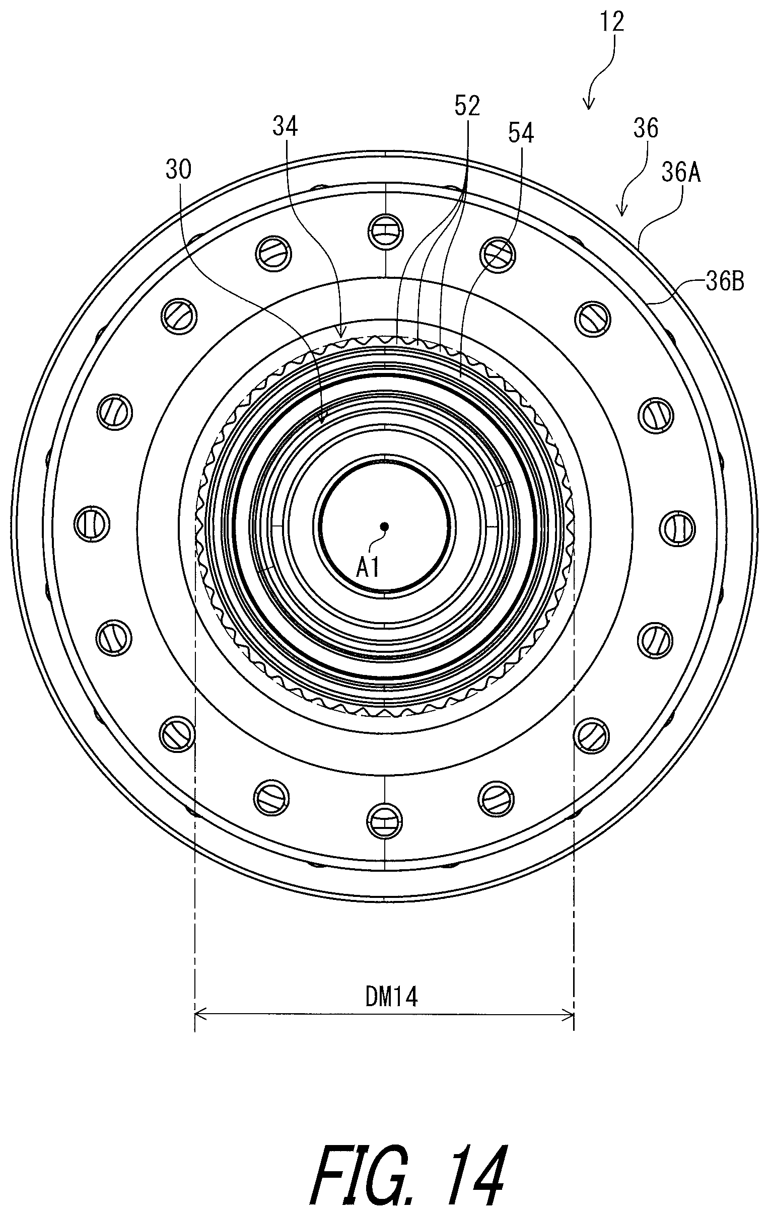 Patent US11772741 Figure 14 – Sprocket support