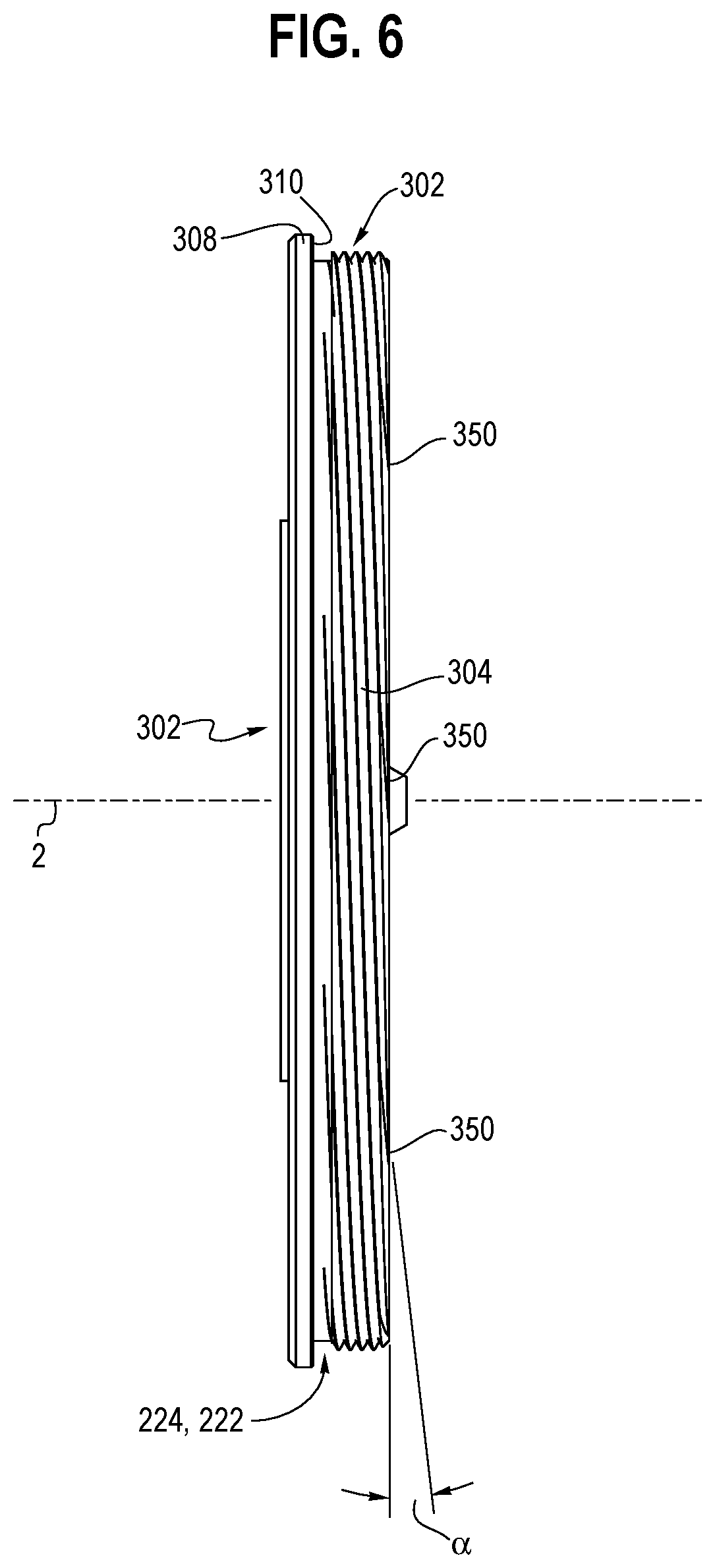 Patent US11772742 Figure 6 – Front chainring assembly