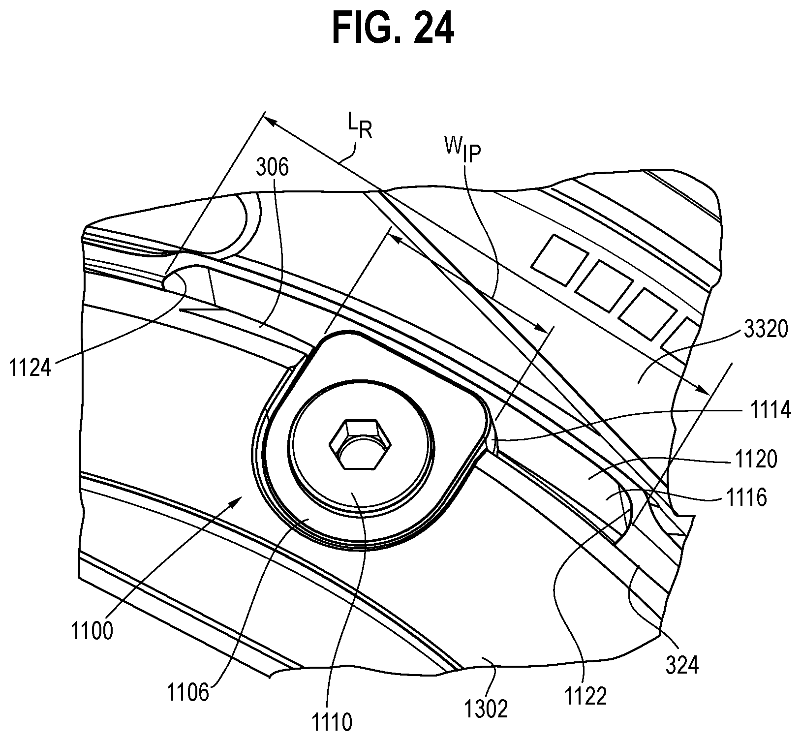 Patent US11772742 Figure 18 – Front chainring assembly