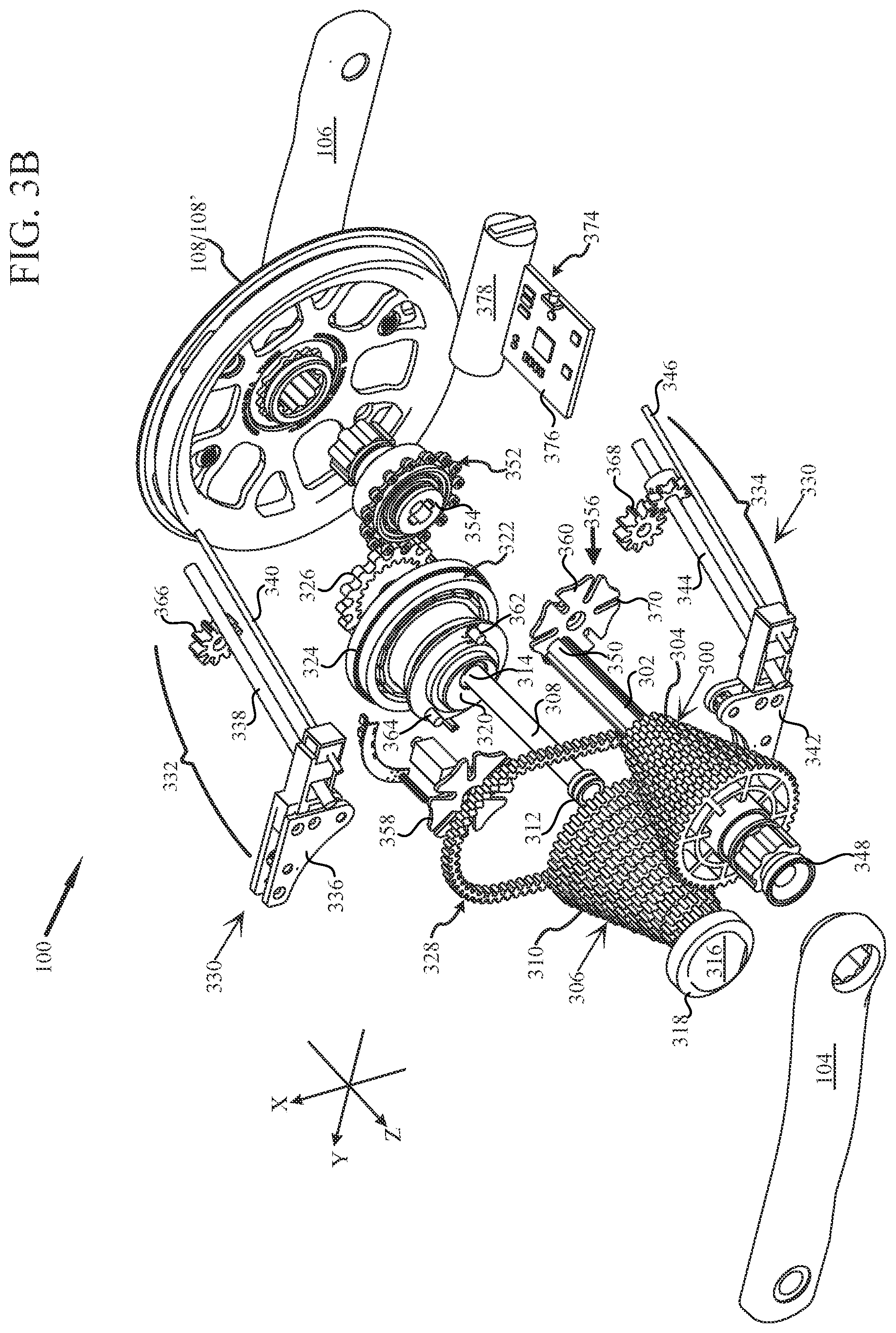 Patent US11772743 Figure 5 – System and method for bicycle transmission