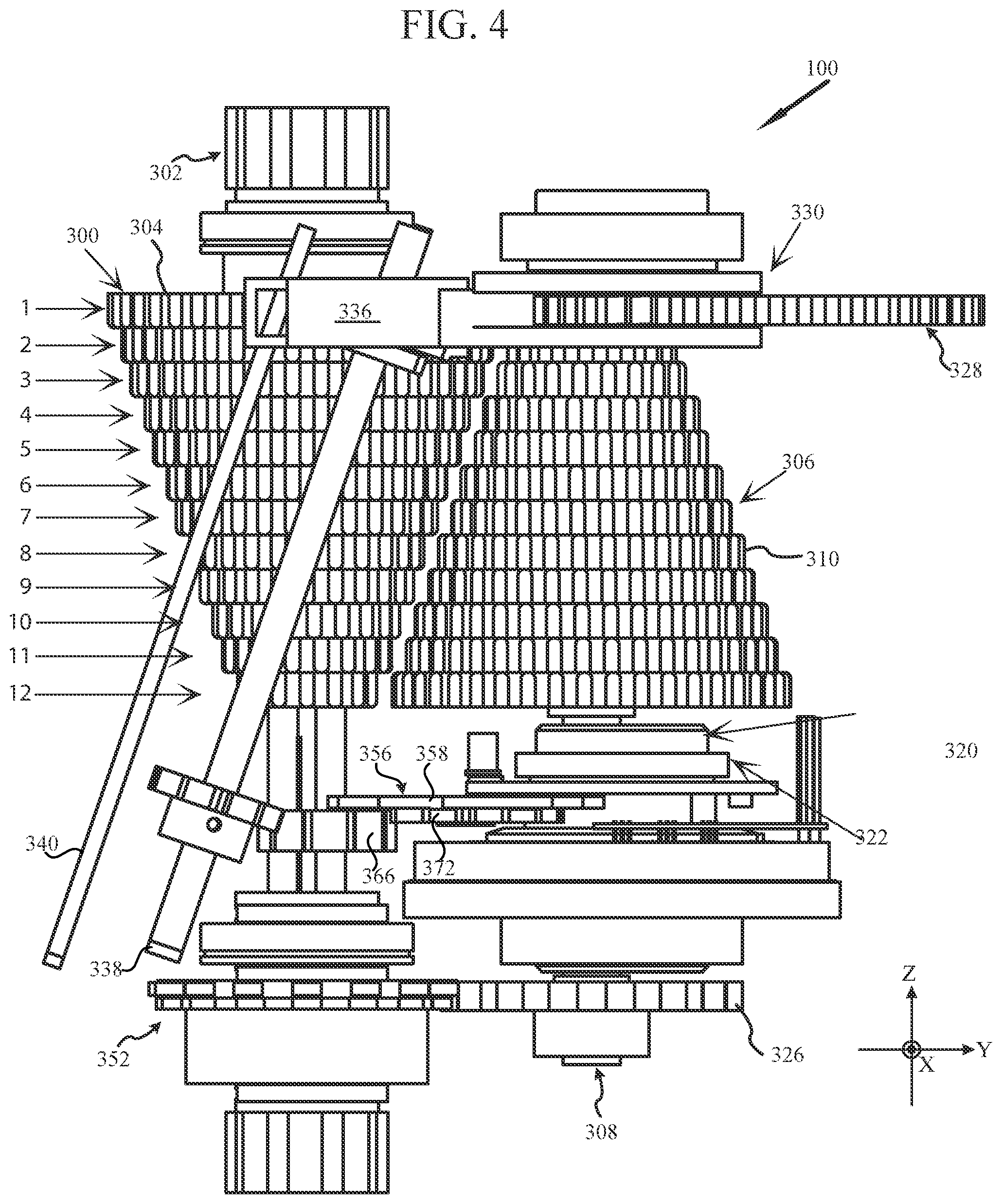Patent US11772743 Figure 7 – System and method for bicycle transmission