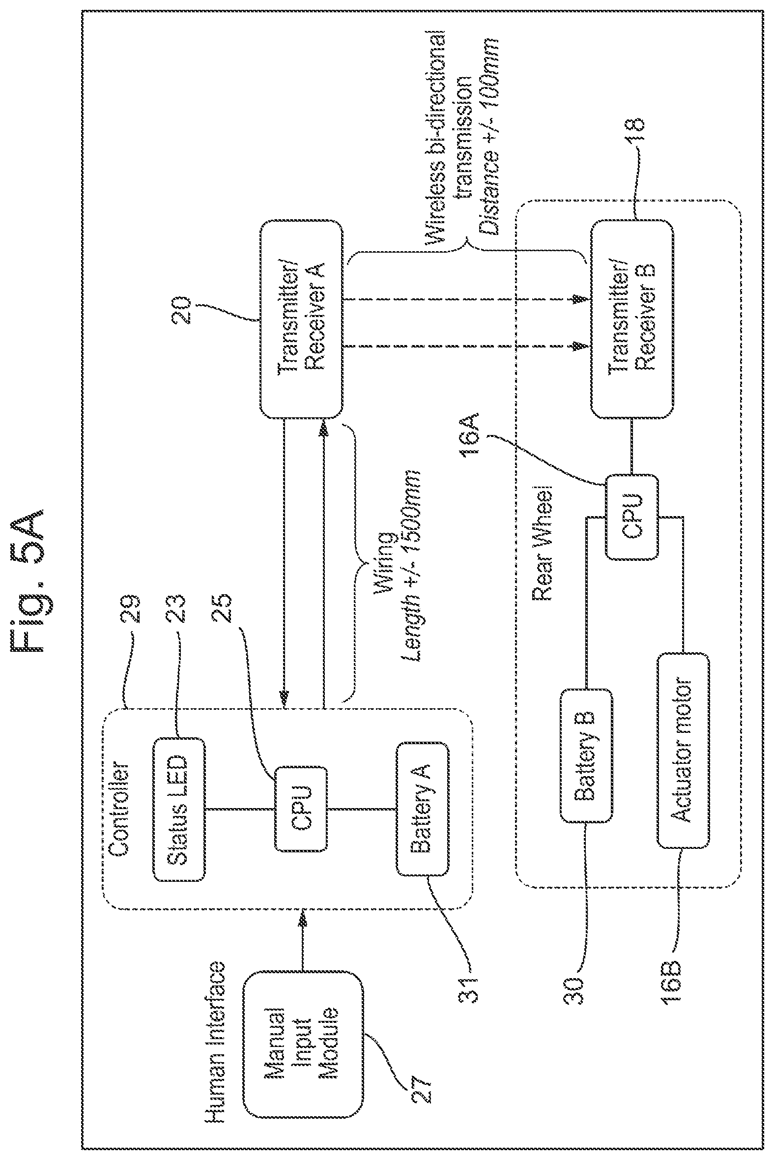 Patent US11772746 Figure 7 – Bicycle transmission actuation system