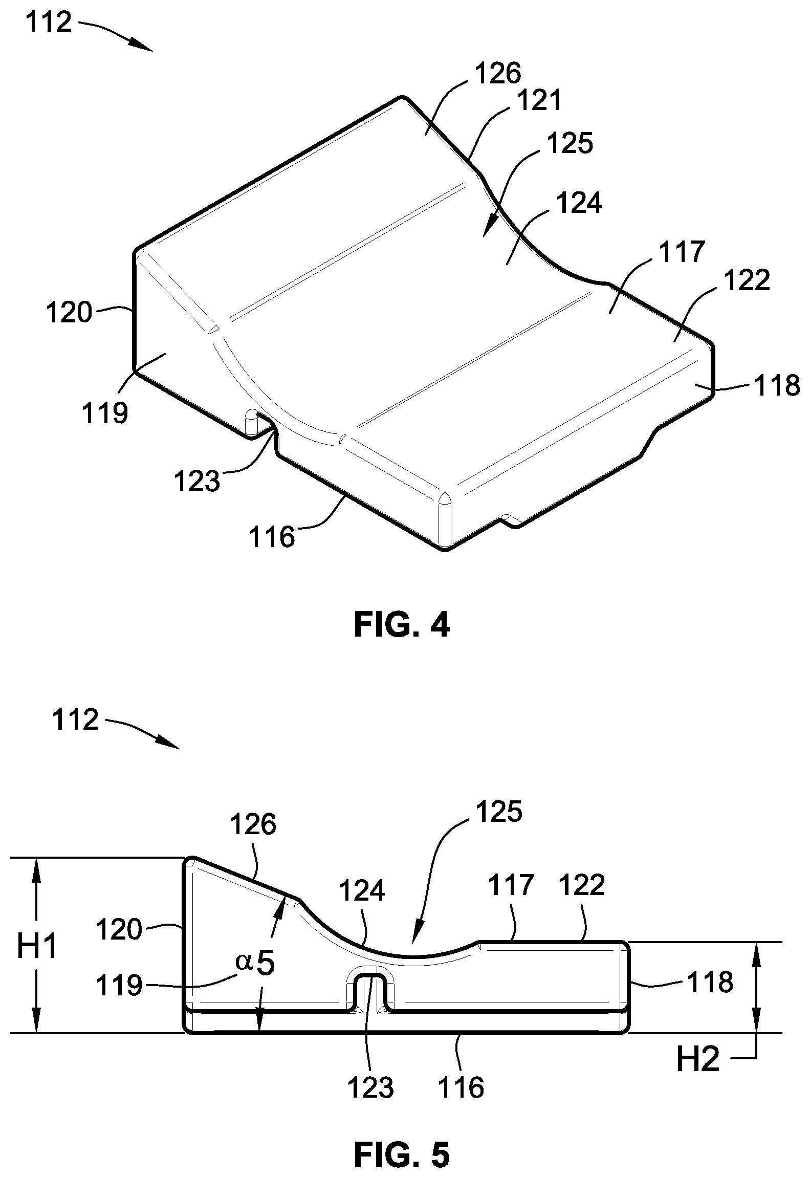 Patent US11772747 Figure 6 – Snowmobile ski bumper and methods for using same