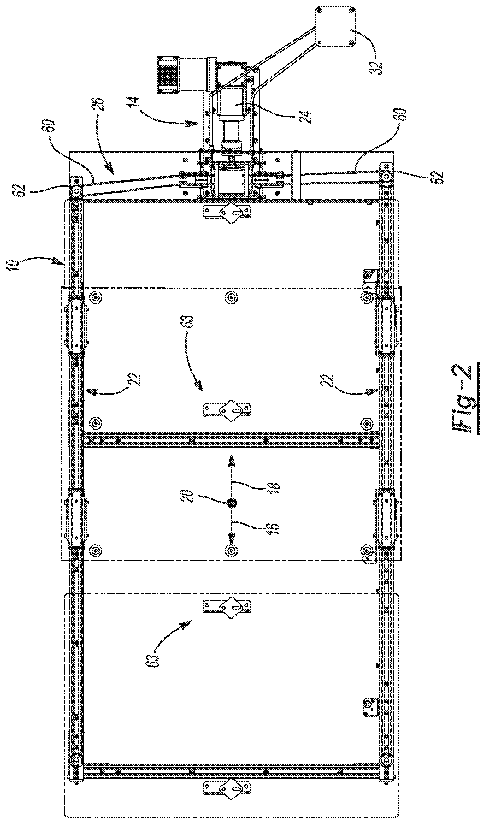 Patent US11772748 Figure 2 – Motorized slide system for manipulating a component of a boat