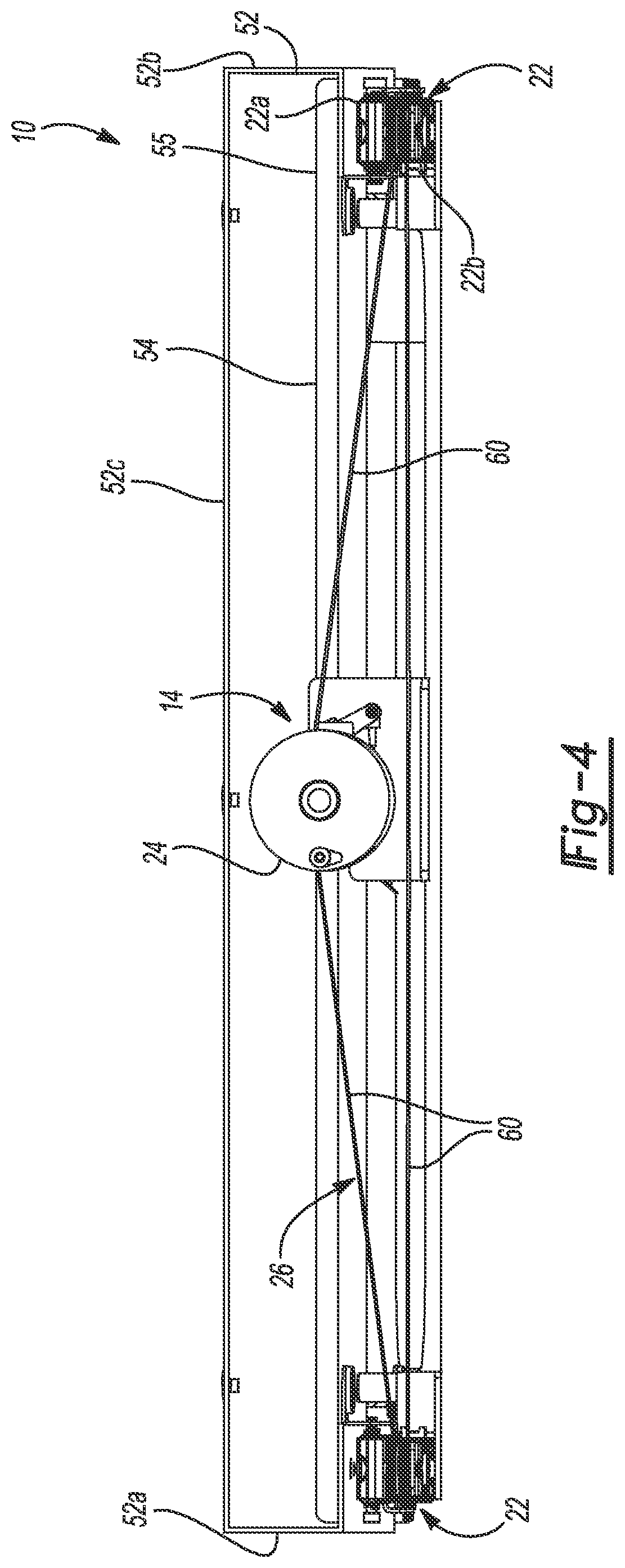 Patent US11772748 Figure 4 – Motorized slide system for manipulating a component of a boat