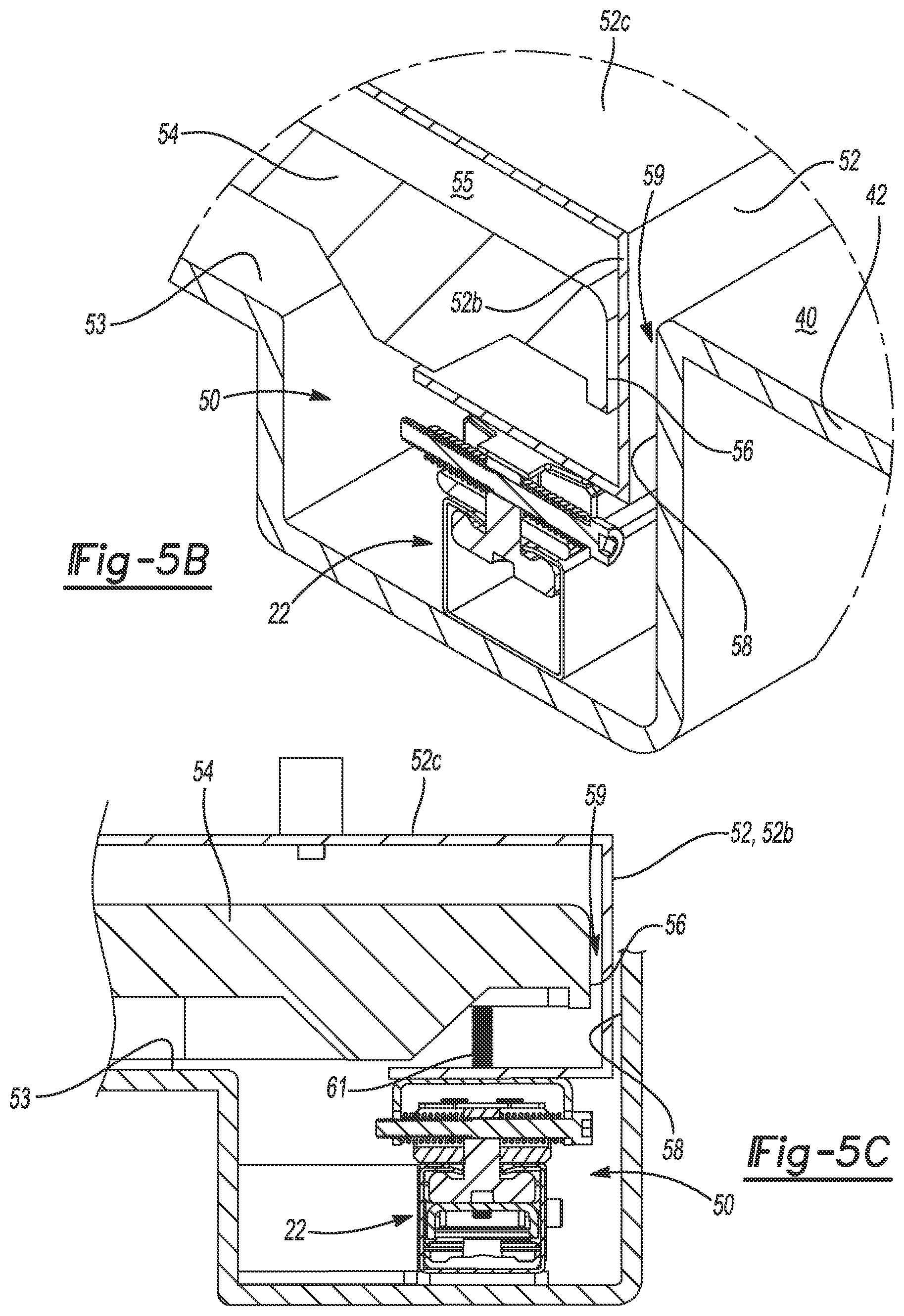 Patent US11772748 Figure 6 – Motorized slide system for manipulating a component of a boat