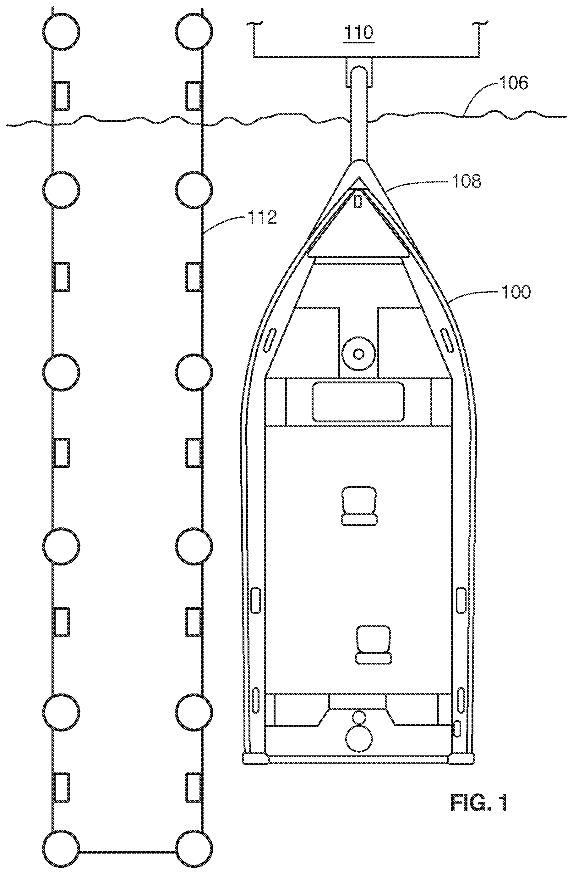 Patent US11772749 Figure 1 – Boat launching device