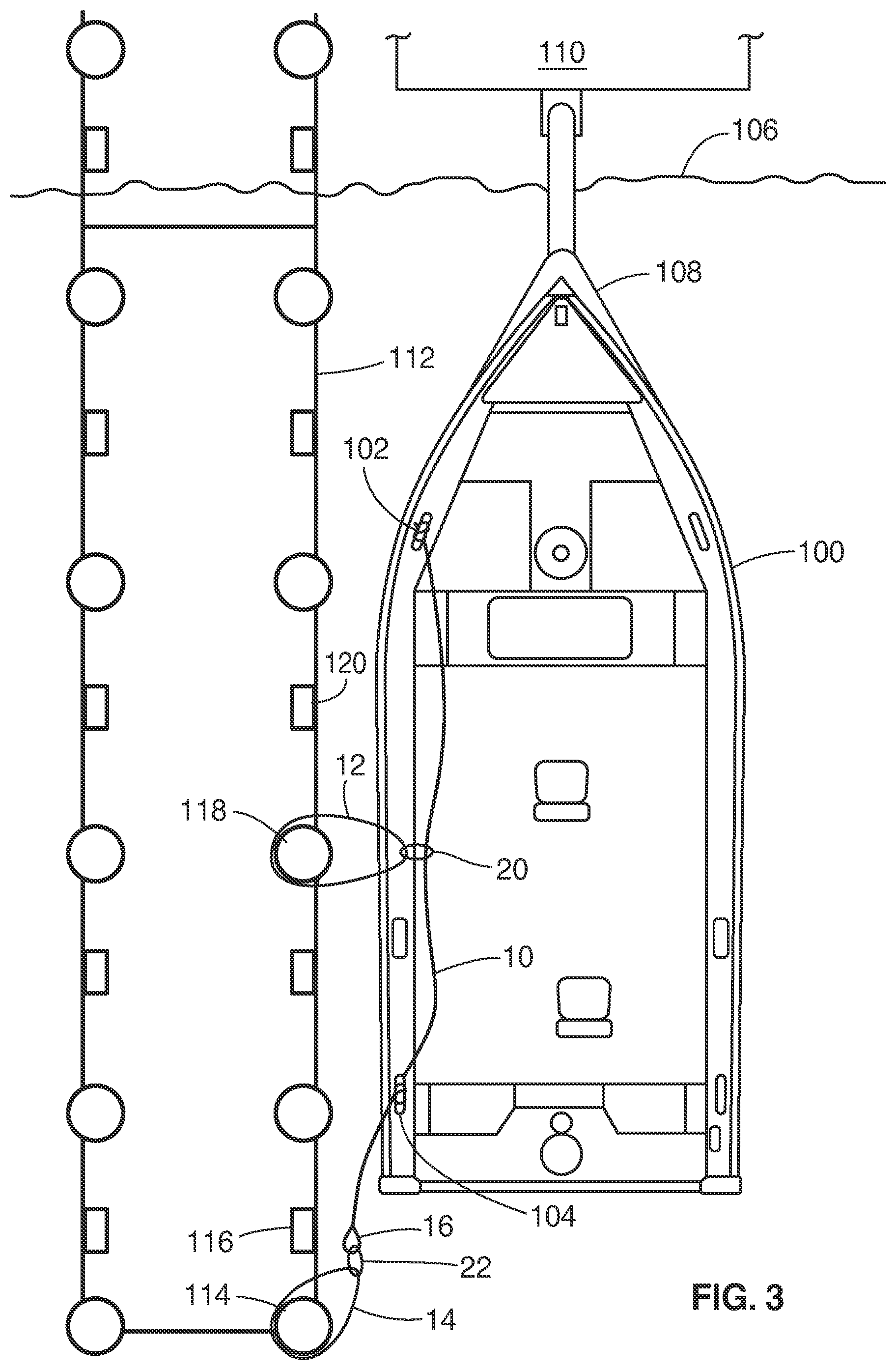 Patent US11772749 Figure 3 – Boat launching device