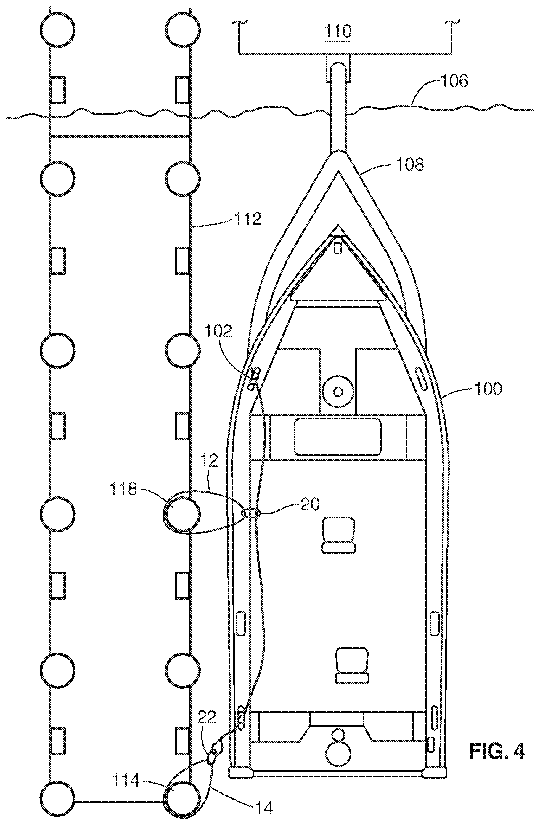 Patent US11772749 Figure 4 – Boat launching device