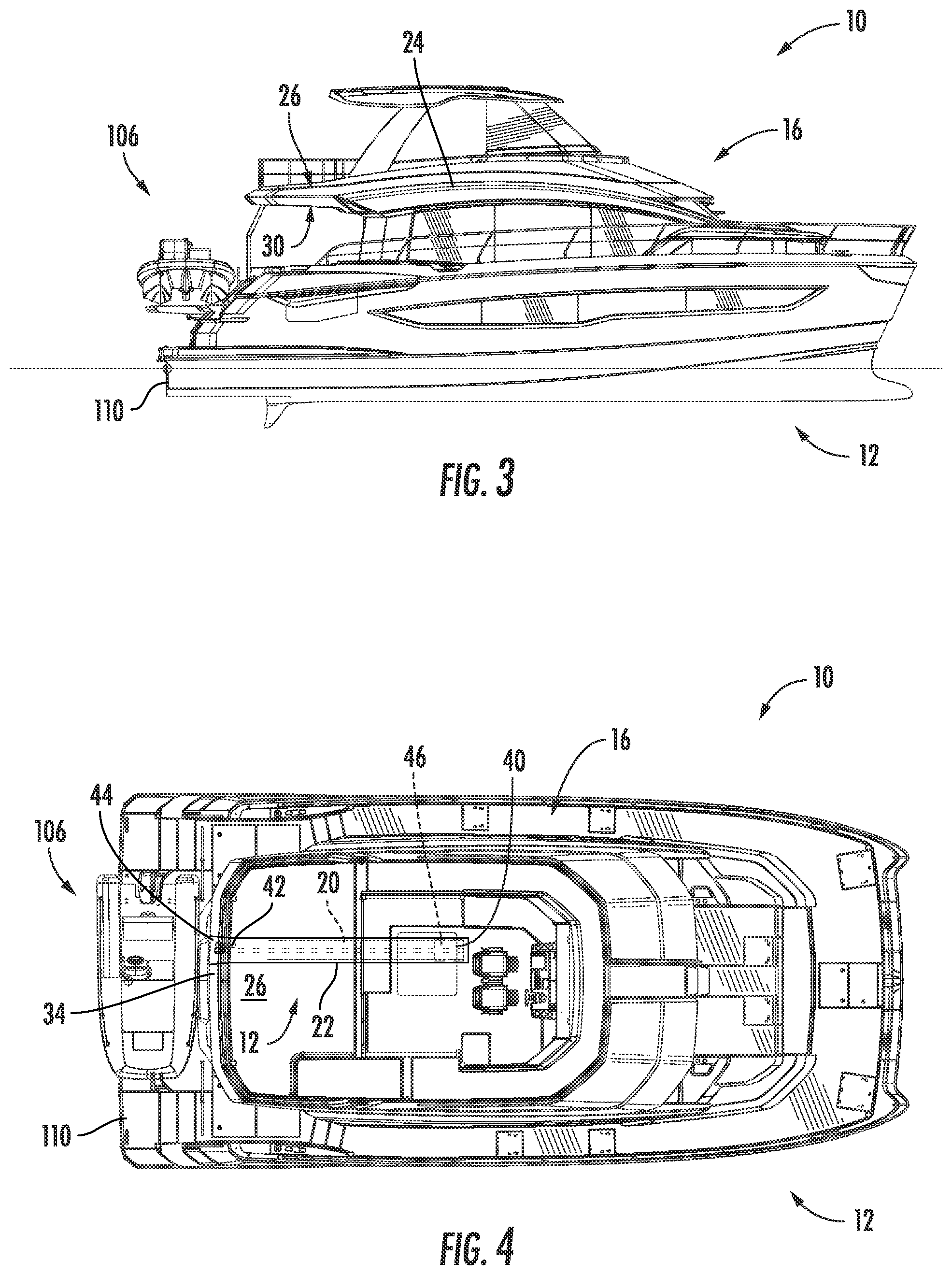 Patent US11772750 Figure 2 – Retractable davit assembly and related methods