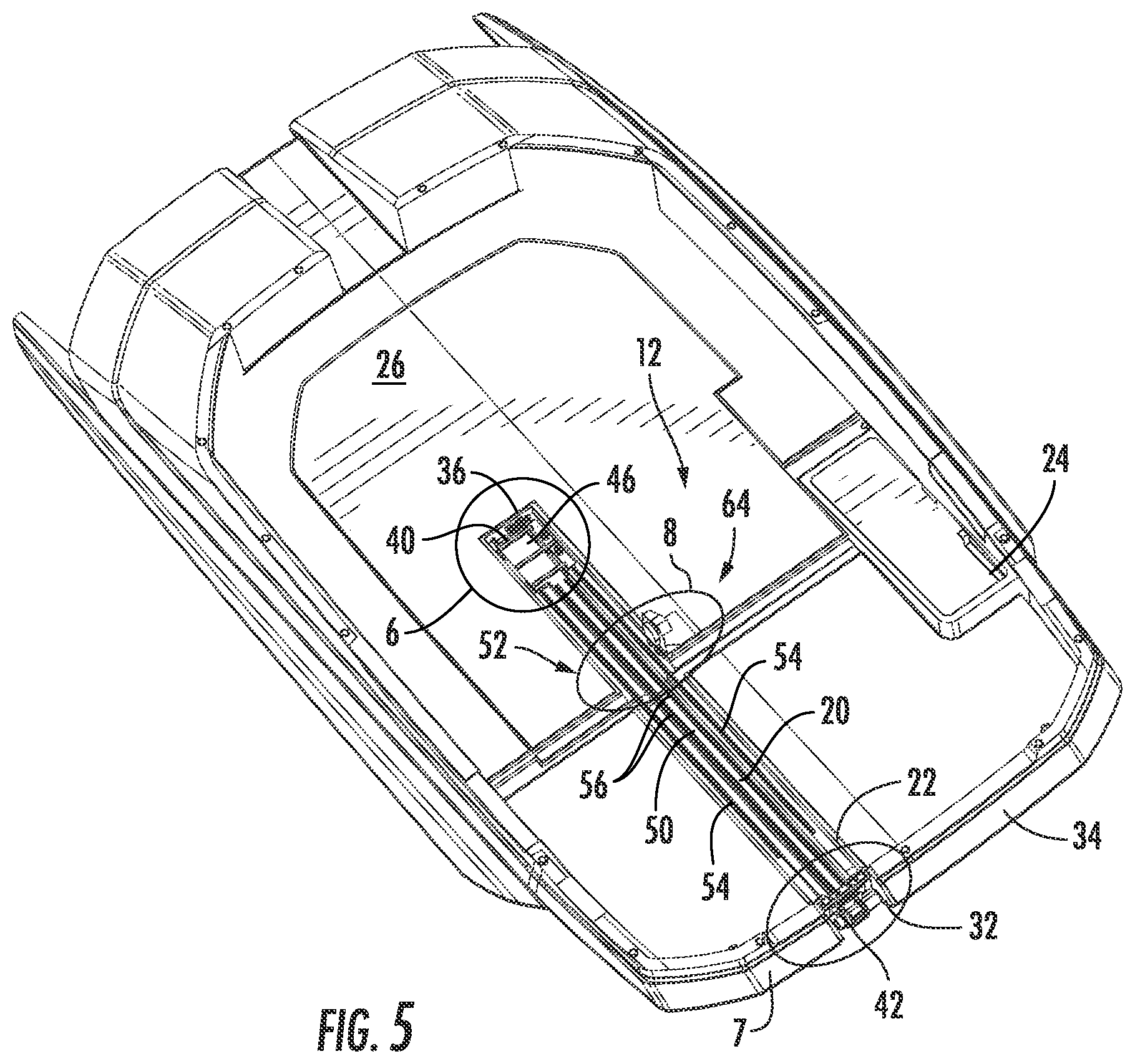 Patent US11772750 Figure 3 – Retractable davit assembly and related methods