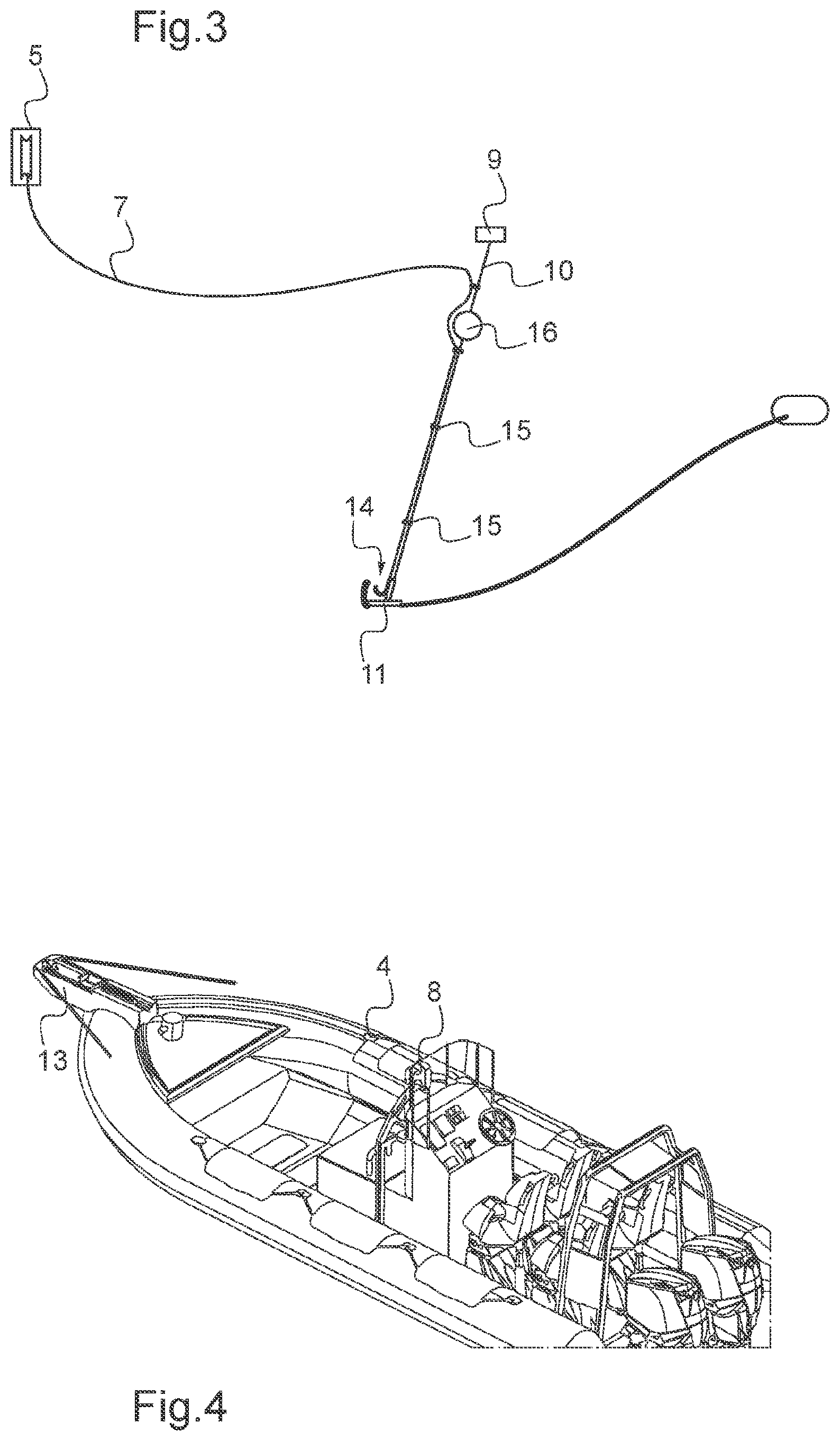 Patent US11772751 Figure 2 – System for recovering a surface marine craft from a carrier ship