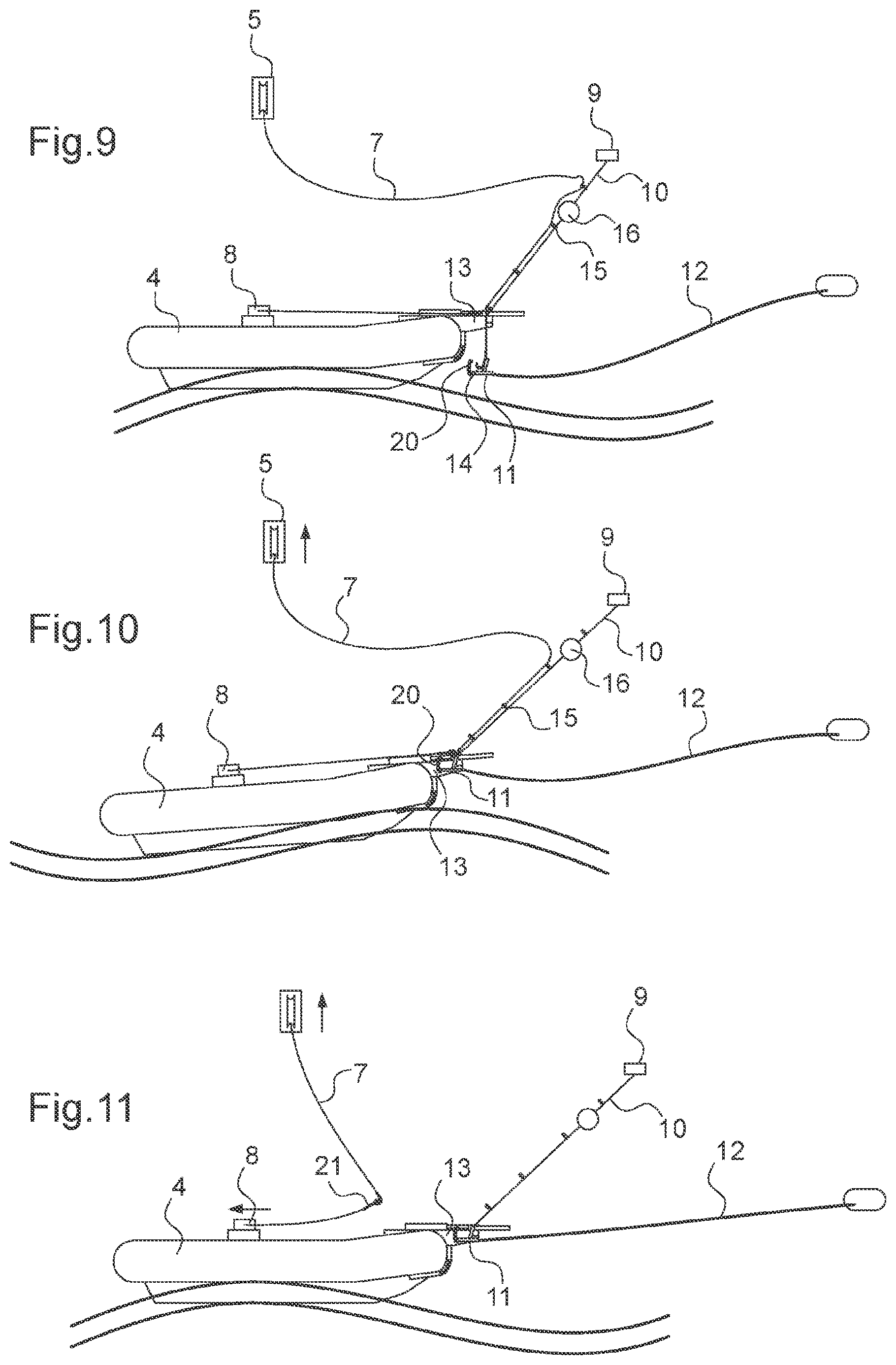 Patent US11772751 Figure 5 – System for recovering a surface marine craft from a carrier ship