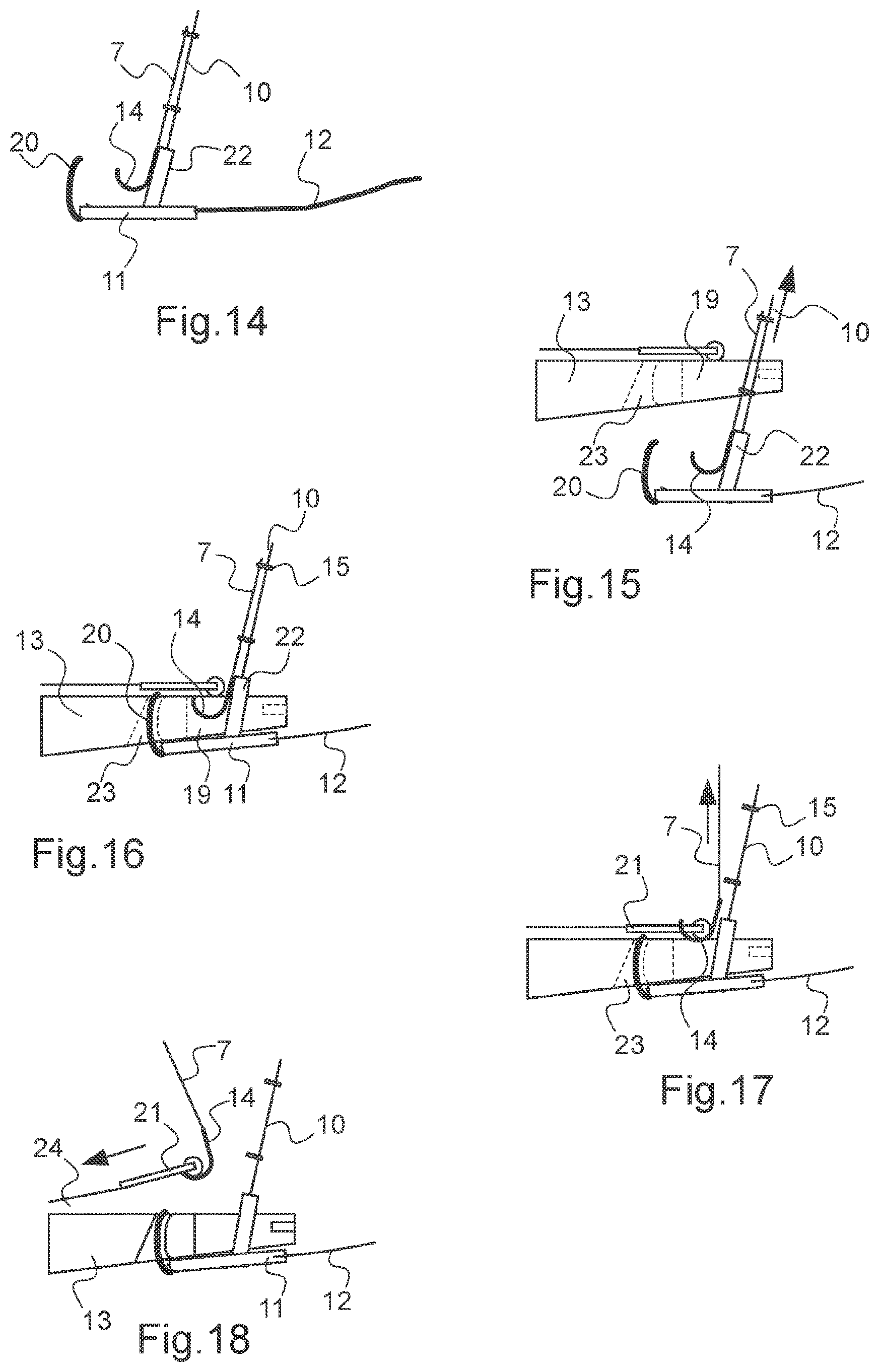 Patent US11772751 Figure 7 – System for recovering a surface marine craft from a carrier ship