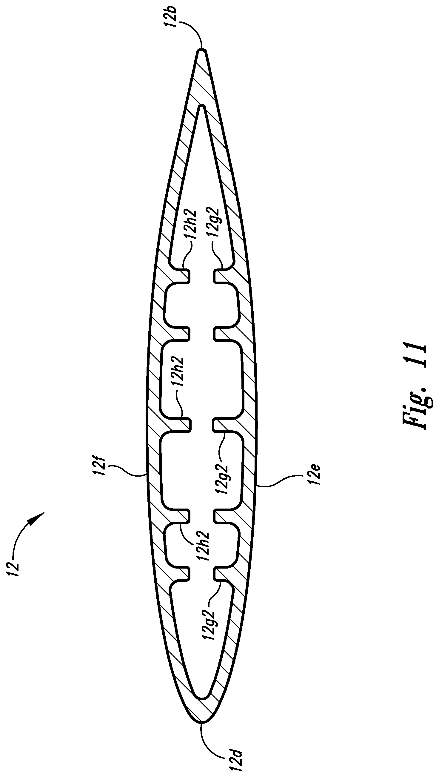 Patent US11772752 Figure 11 – Enhanced mast assembly for hydrofoil watersports board system