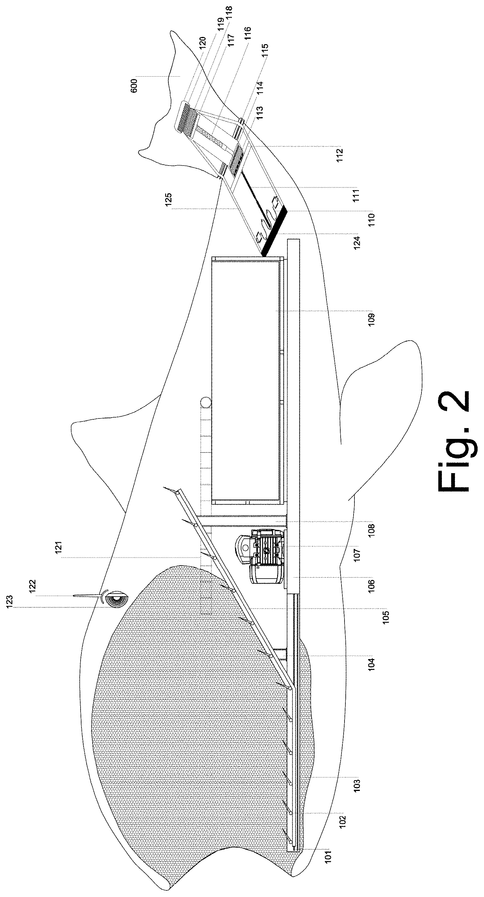Patent US11772753 Figure 4 – Autonomous plastic collecting robot