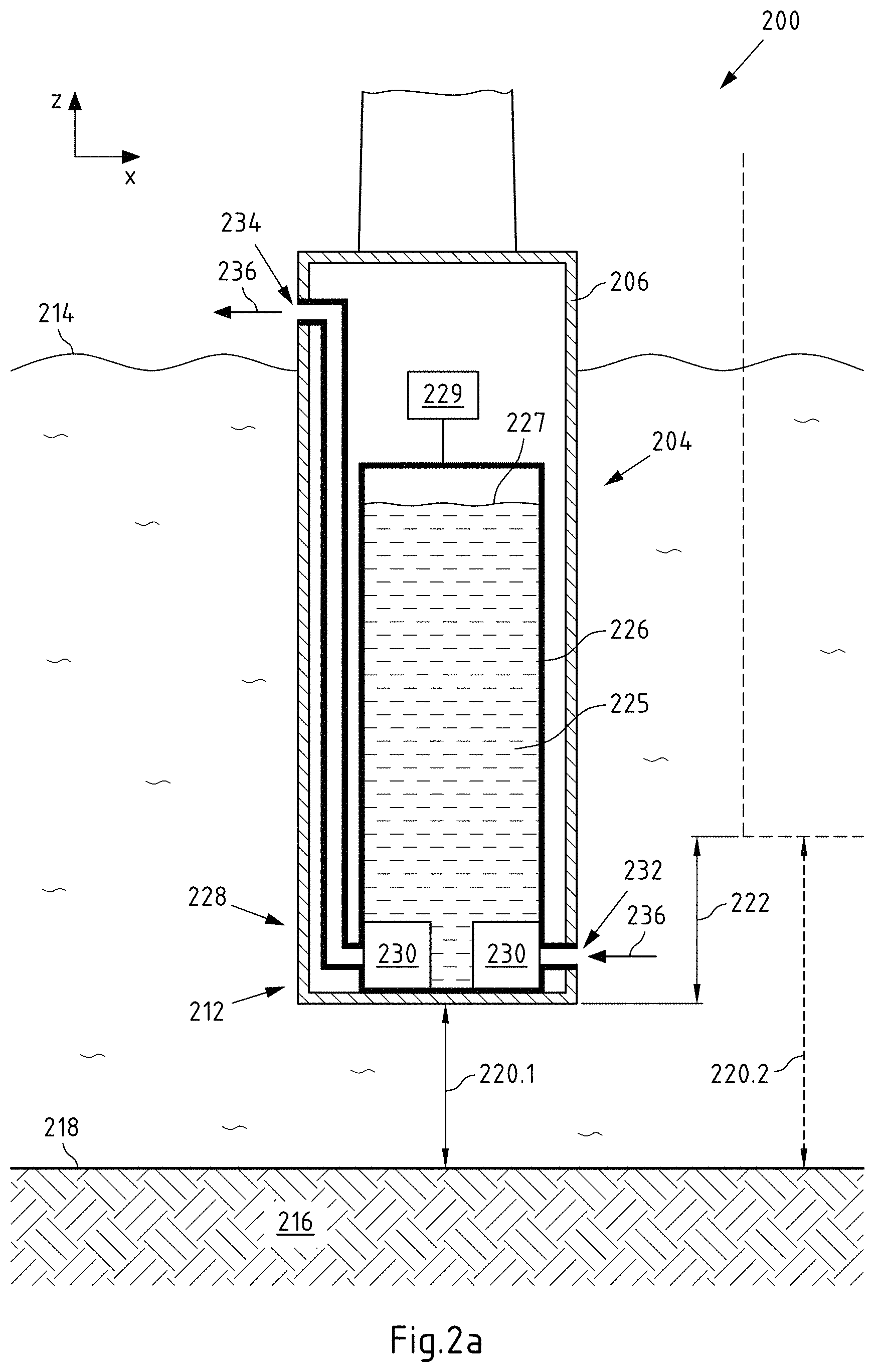 Patent US11772755 Figure 5 – Floatable offshore wind turbine