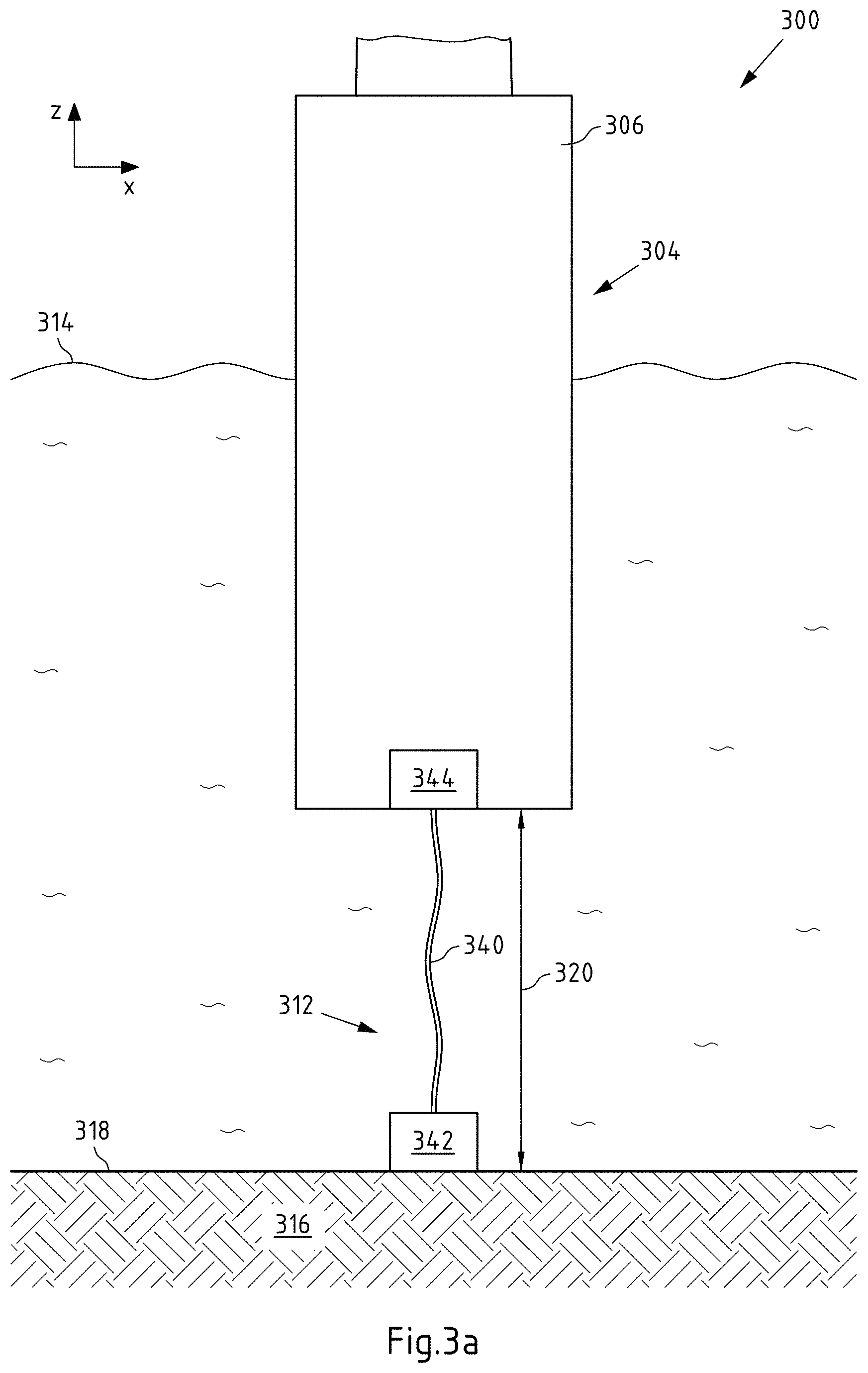 Patent US11772755 Figure 7 – Floatable offshore wind turbine