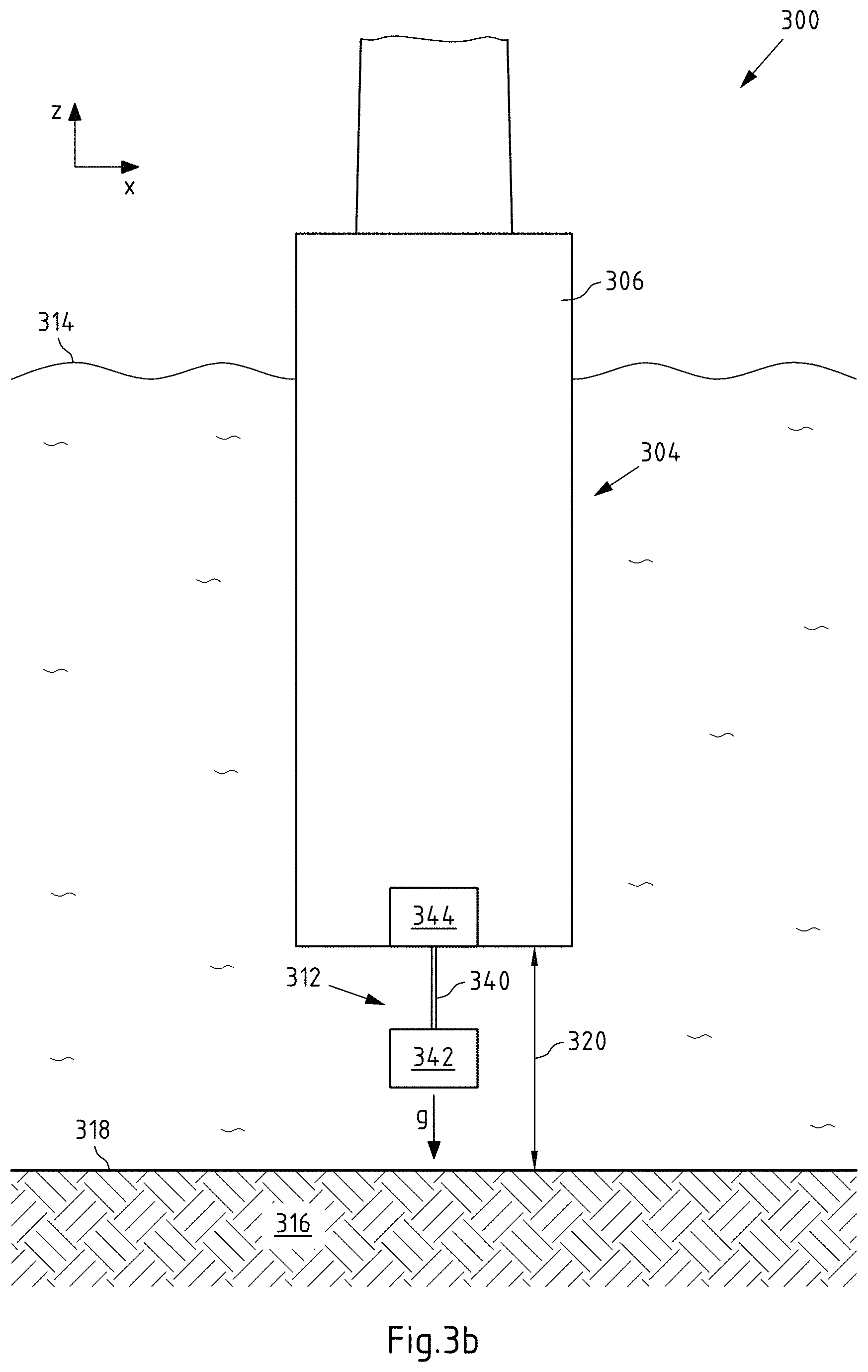 Patent US11772755 Figure 8 – Floatable offshore wind turbine