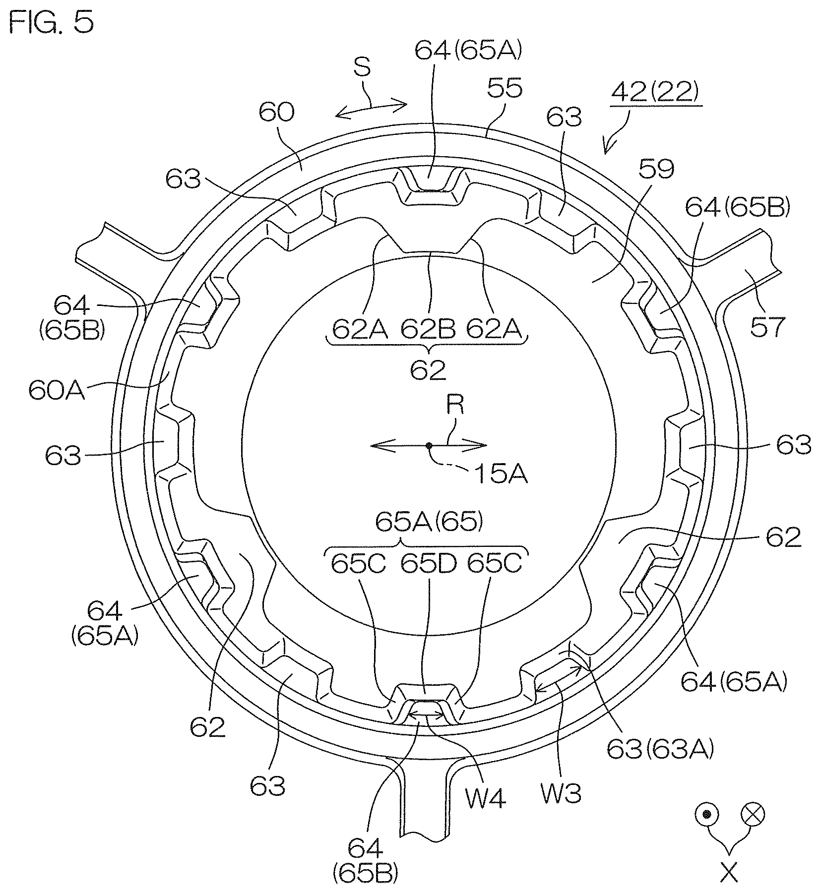 Patent US11772762 Figure 5 – Propeller for vessel propulsion apparatus and vessel propulsion apparatus
