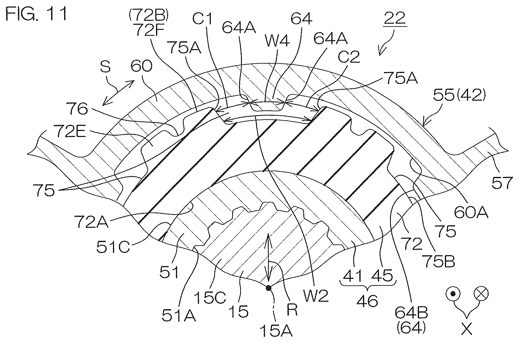 Patent US11772762 Figure 9 – Propeller for vessel propulsion apparatus and vessel propulsion apparatus