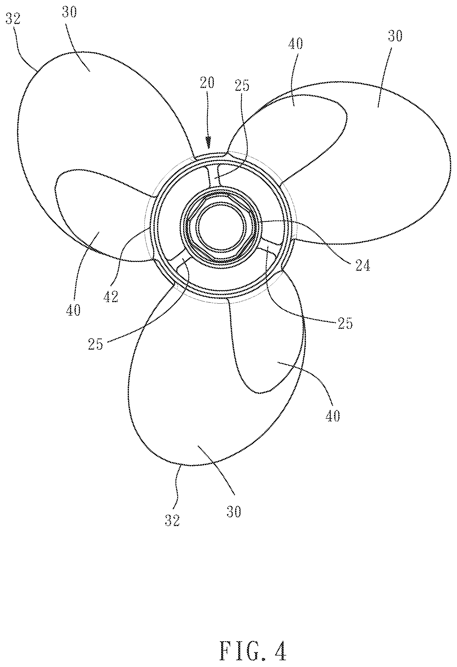 Patent US11772763 Figure 4 – Marine accelerating propeller