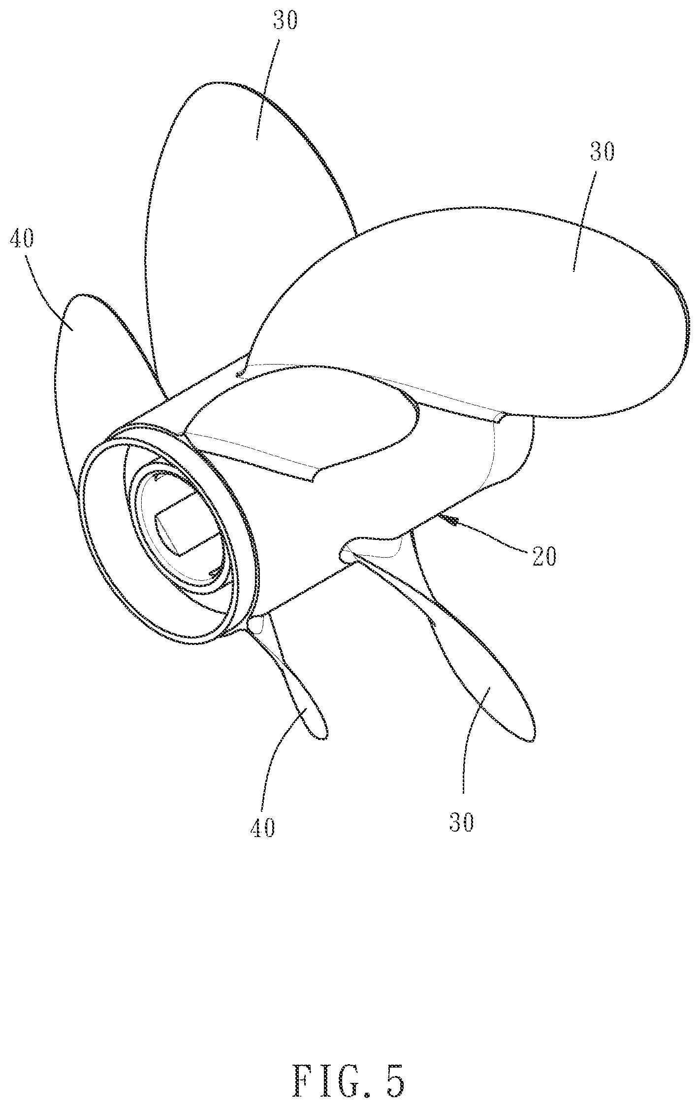 Patent US11772763 Figure 5 – Marine accelerating propeller