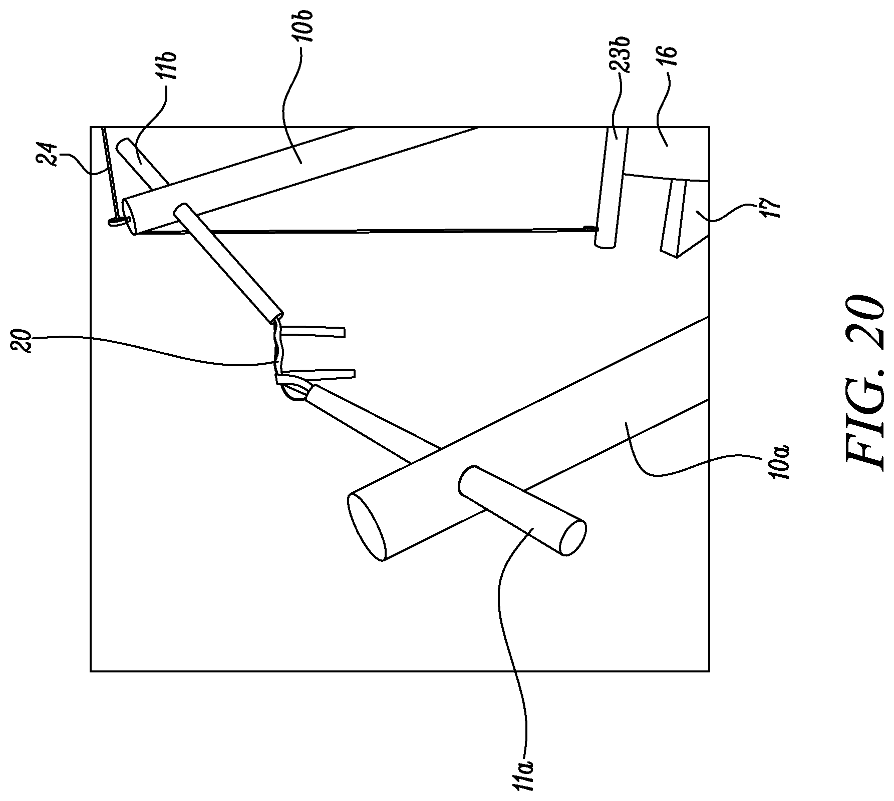 Patent US11772765 Figure 20 – Wind-propelled boat having parallel self-righting paired masts for wind-assisted propulsion for boats